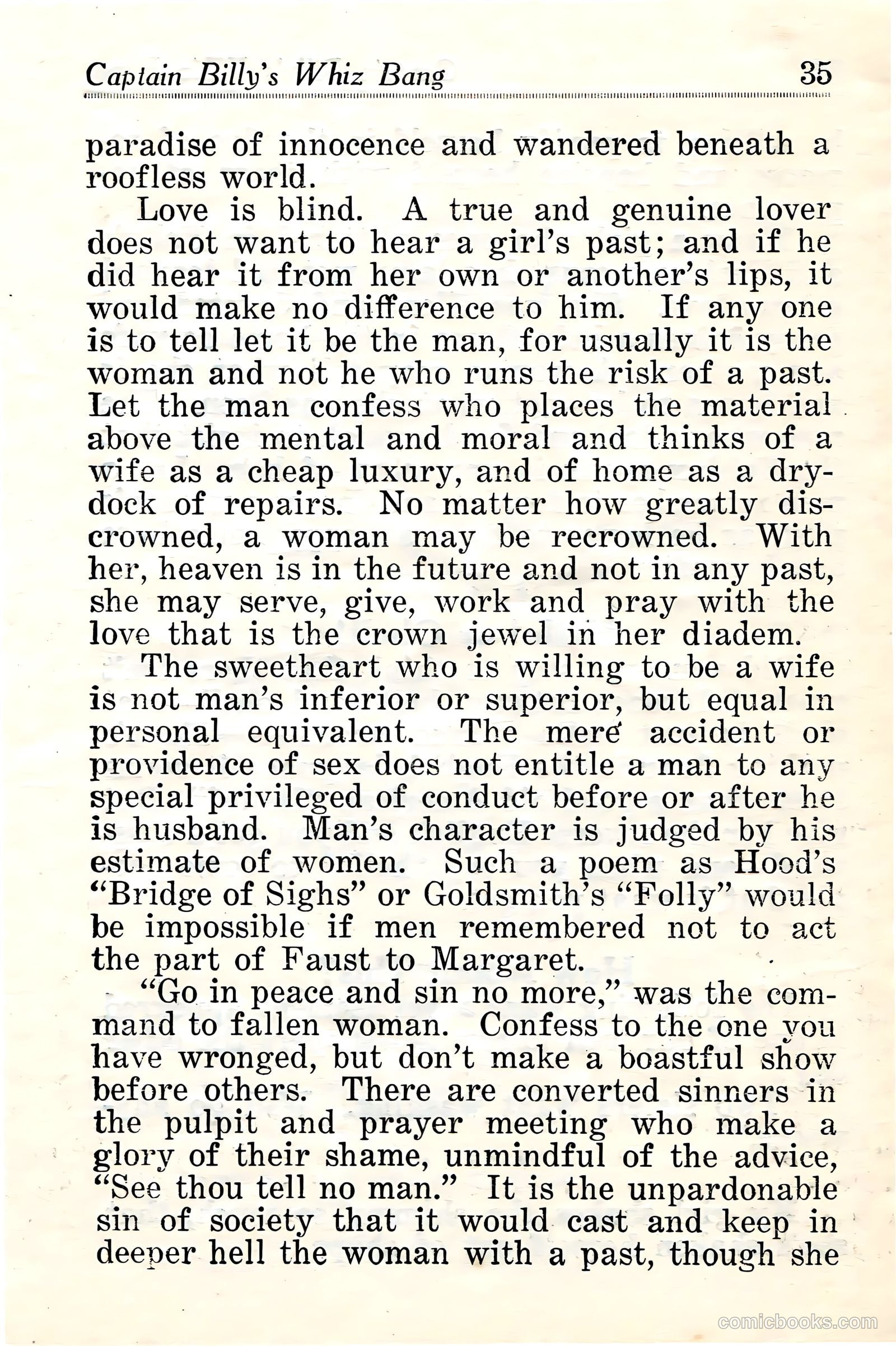 Captain Billy's Whiz Bang #24 — page 37 of 68