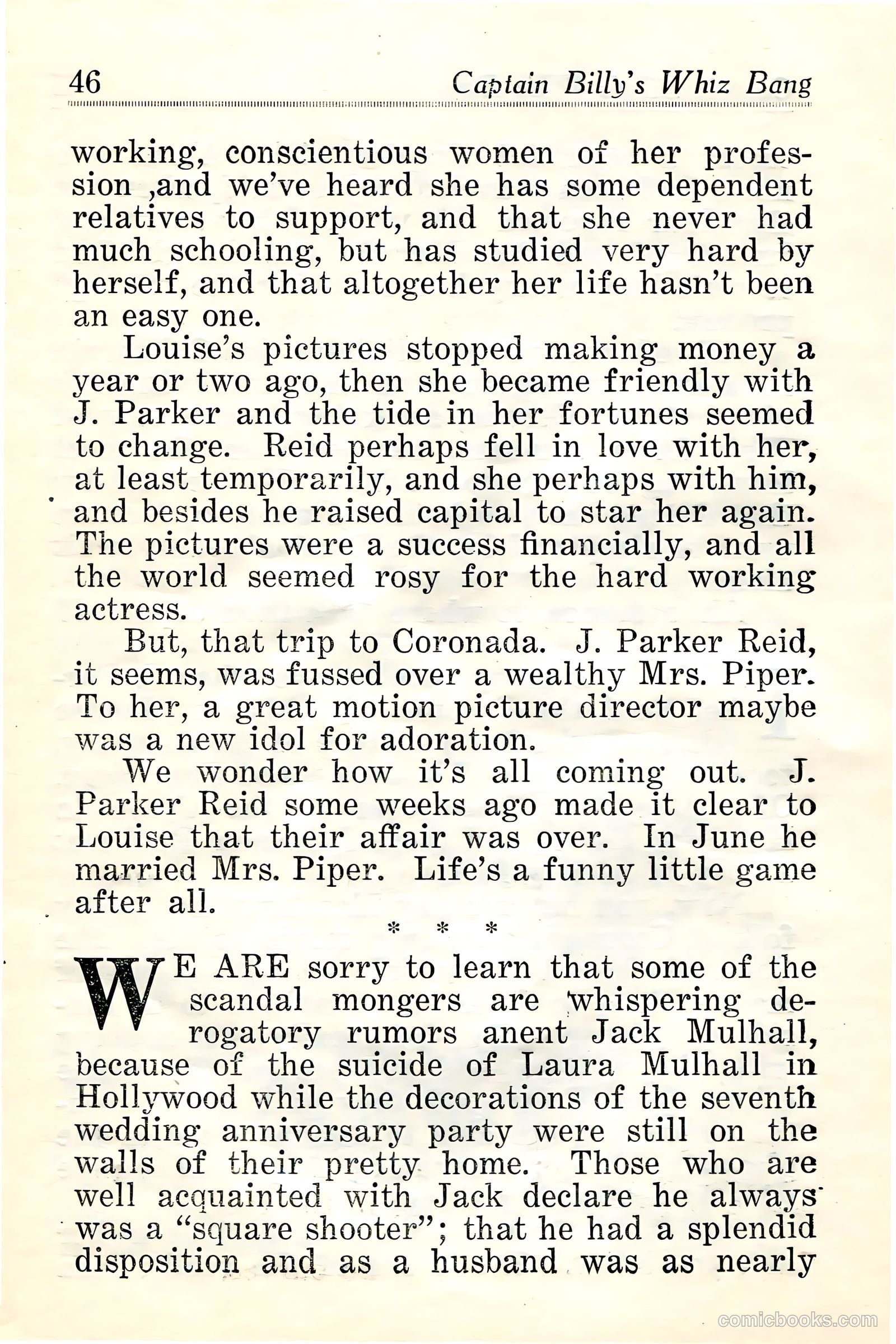 Captain Billy's Whiz Bang #24 — page 48 of 68