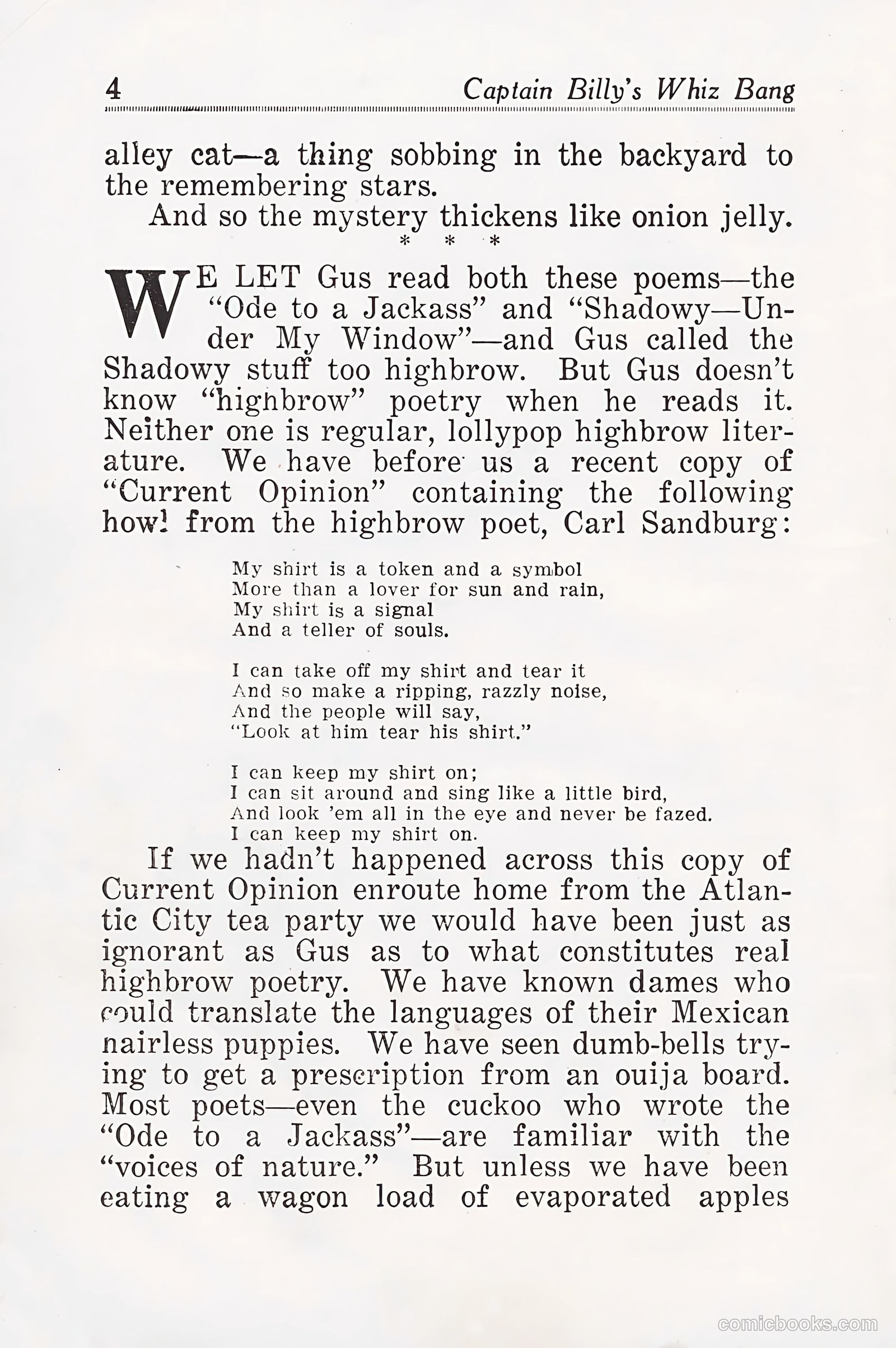Captain Billy's Whiz Bang #25 — page 6 of 68