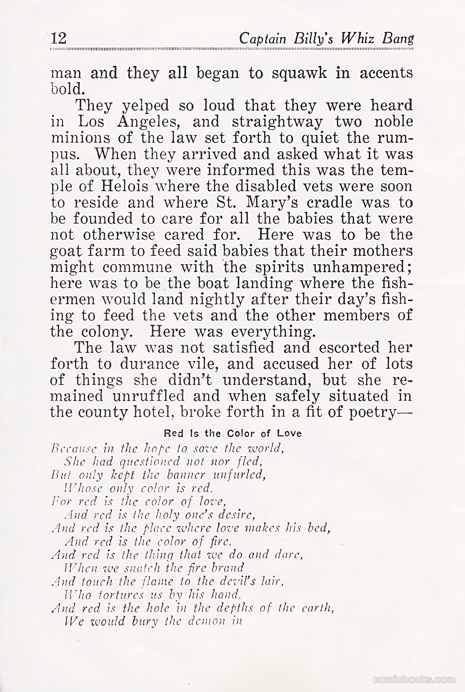 Captain Billy's Whiz Bang #25 — page 14 of 68