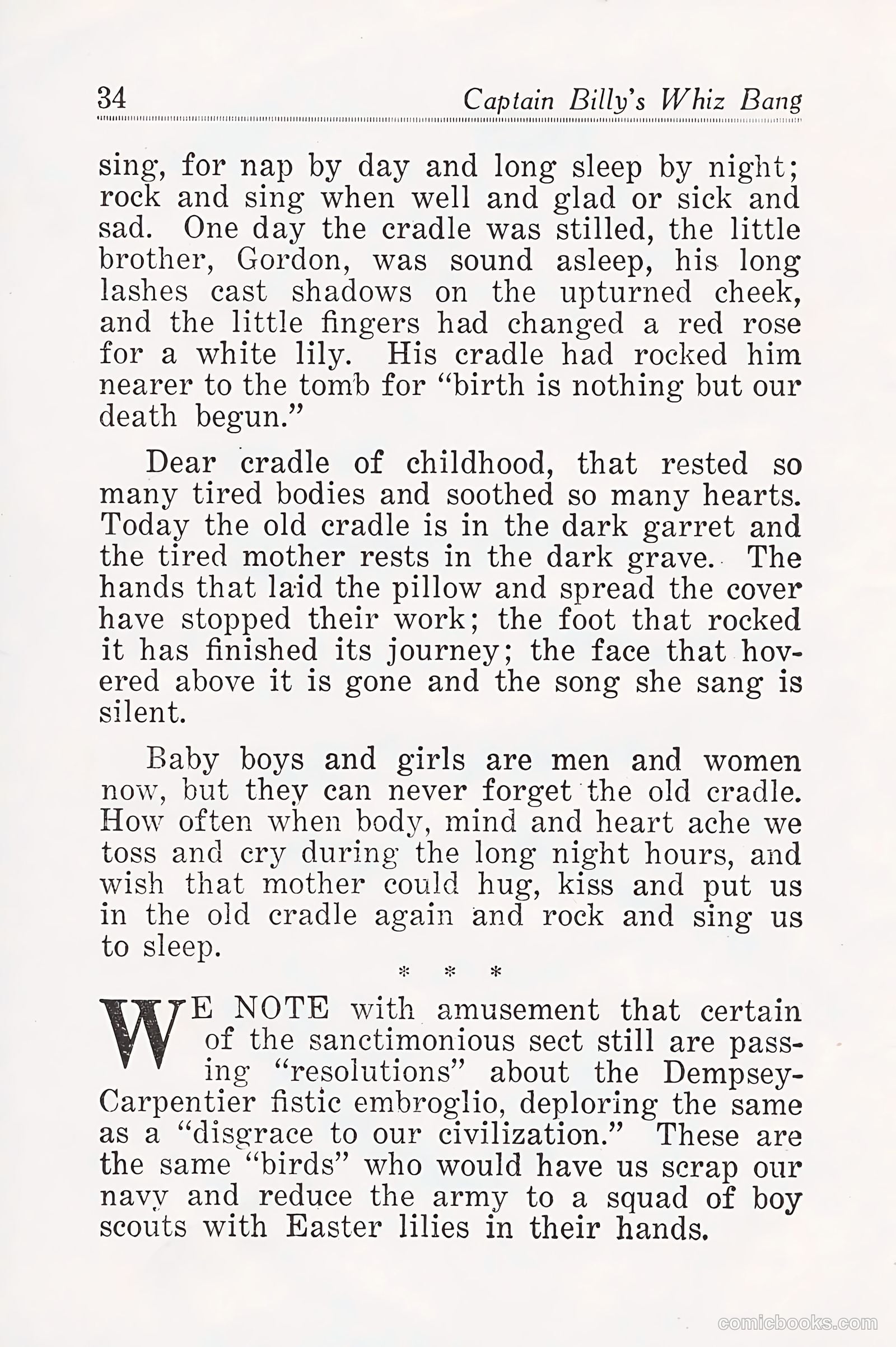 Captain Billy's Whiz Bang #25 — page 36 of 68