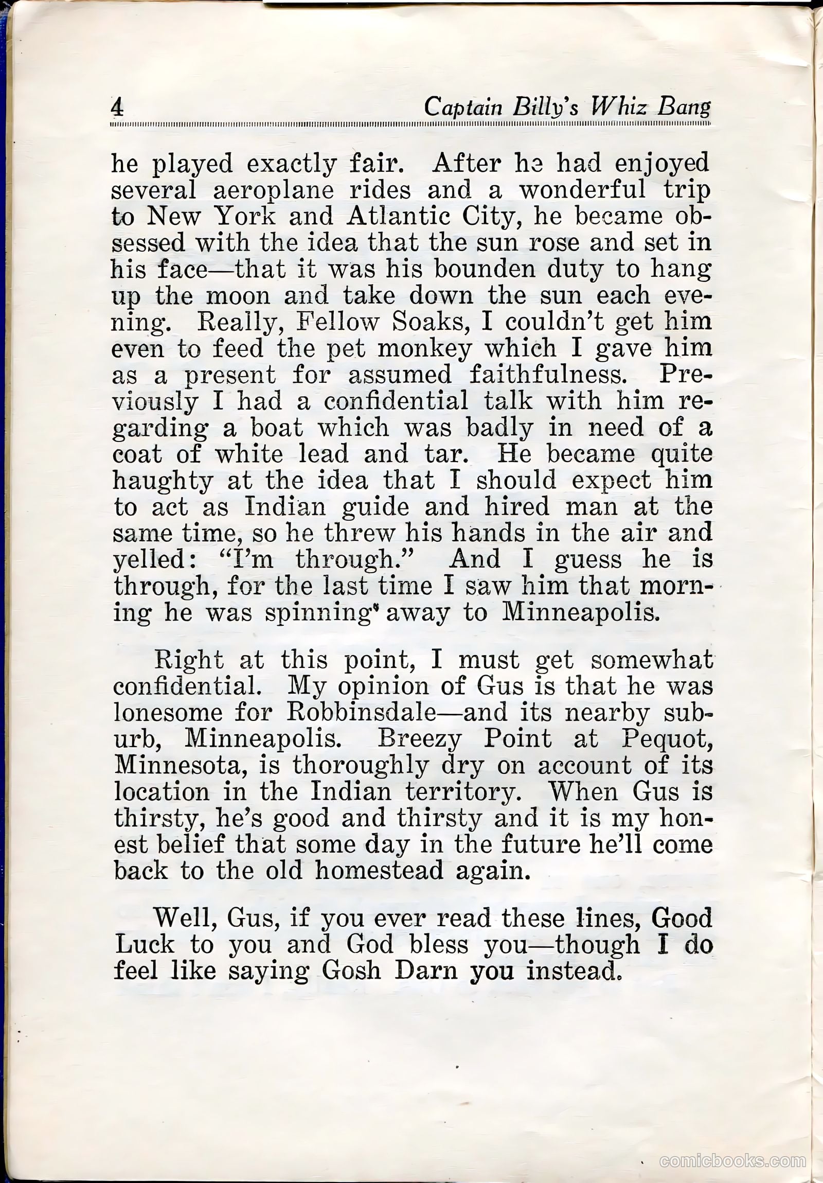 Captain Billy's Whiz Bang #27 — page 6 of 68