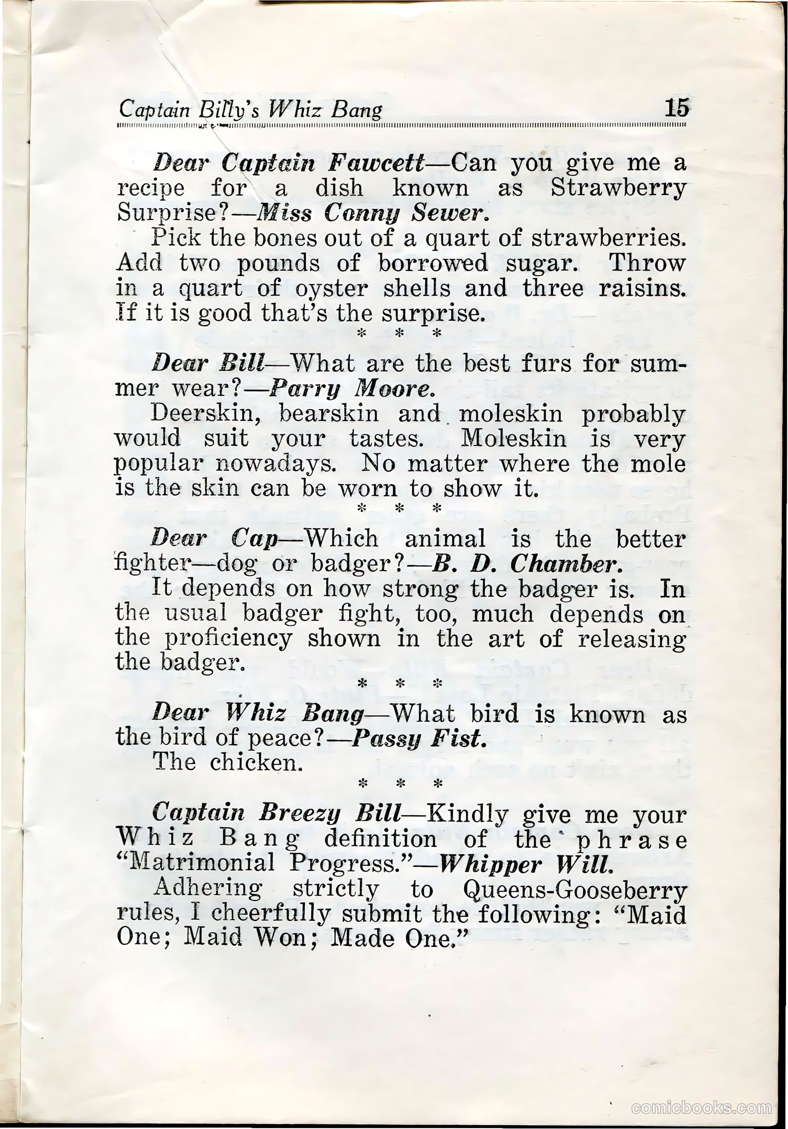 Captain Billy's Whiz Bang #27 — page 17 of 68