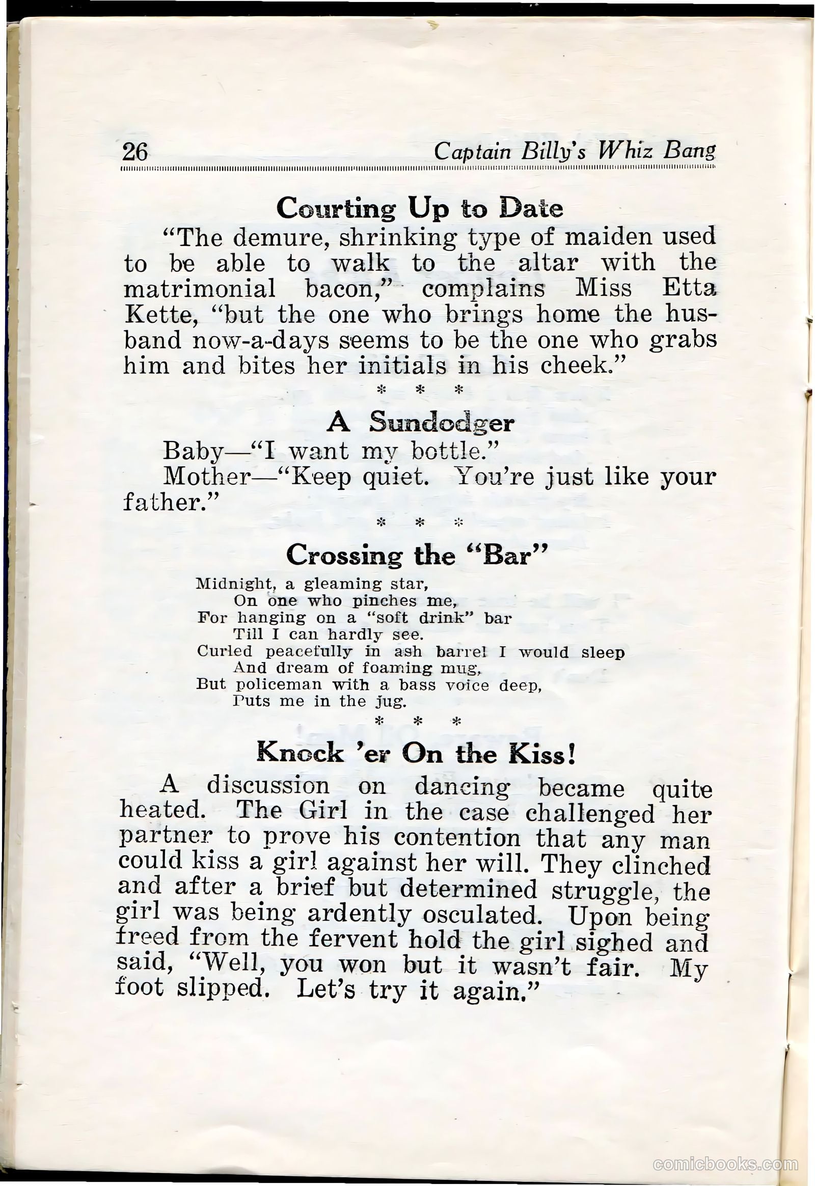 Captain Billy's Whiz Bang #28 — page 28 of 68