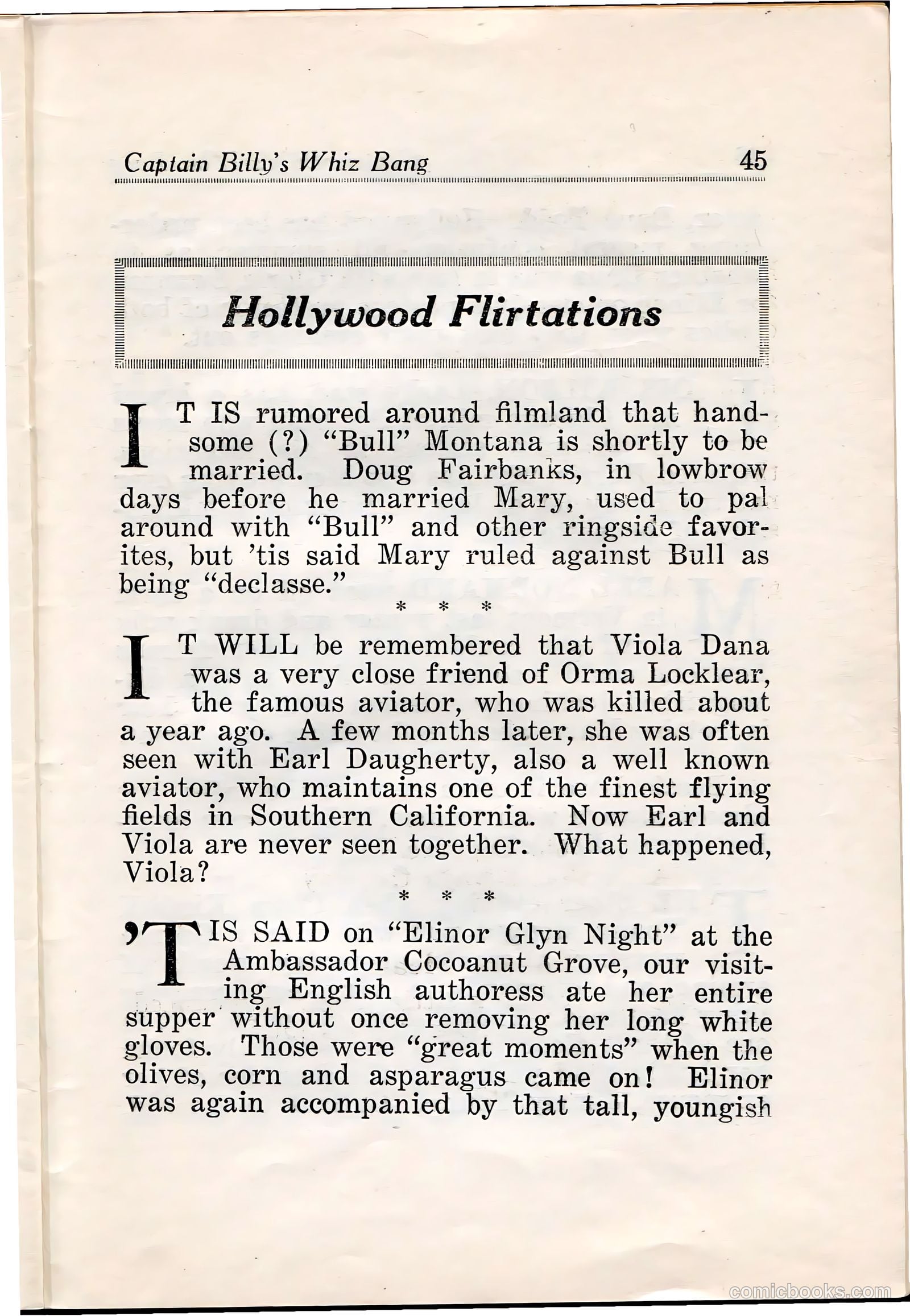 Captain Billy's Whiz Bang #28 — page 47 of 68