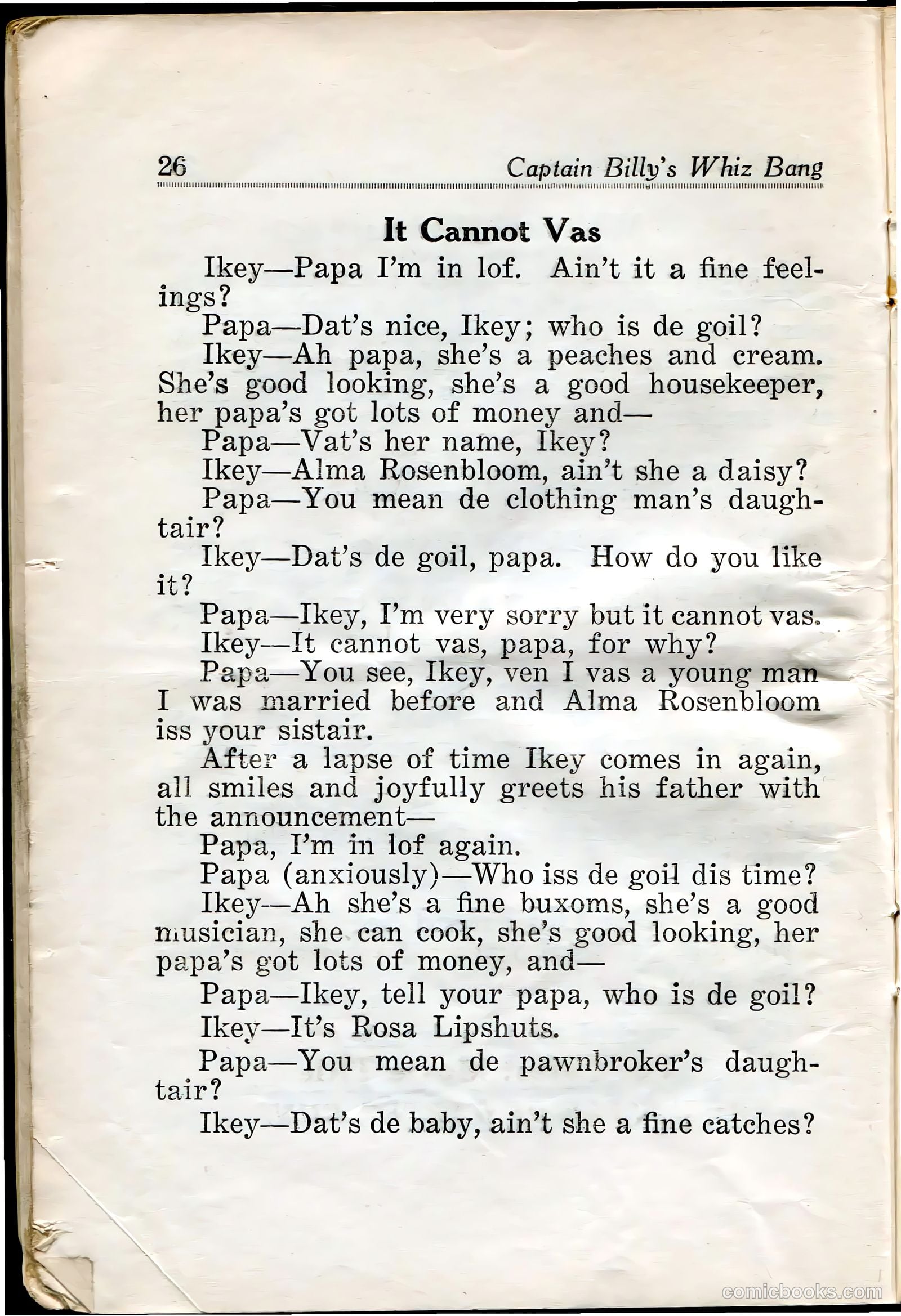 Captain Billy's Whiz Bang #29 — page 28 of 68
