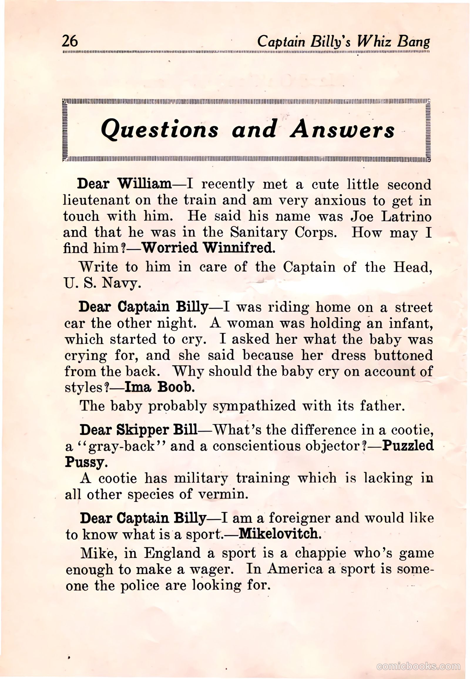 Captain Billy's Whiz Bang #3 — page 28 of 68