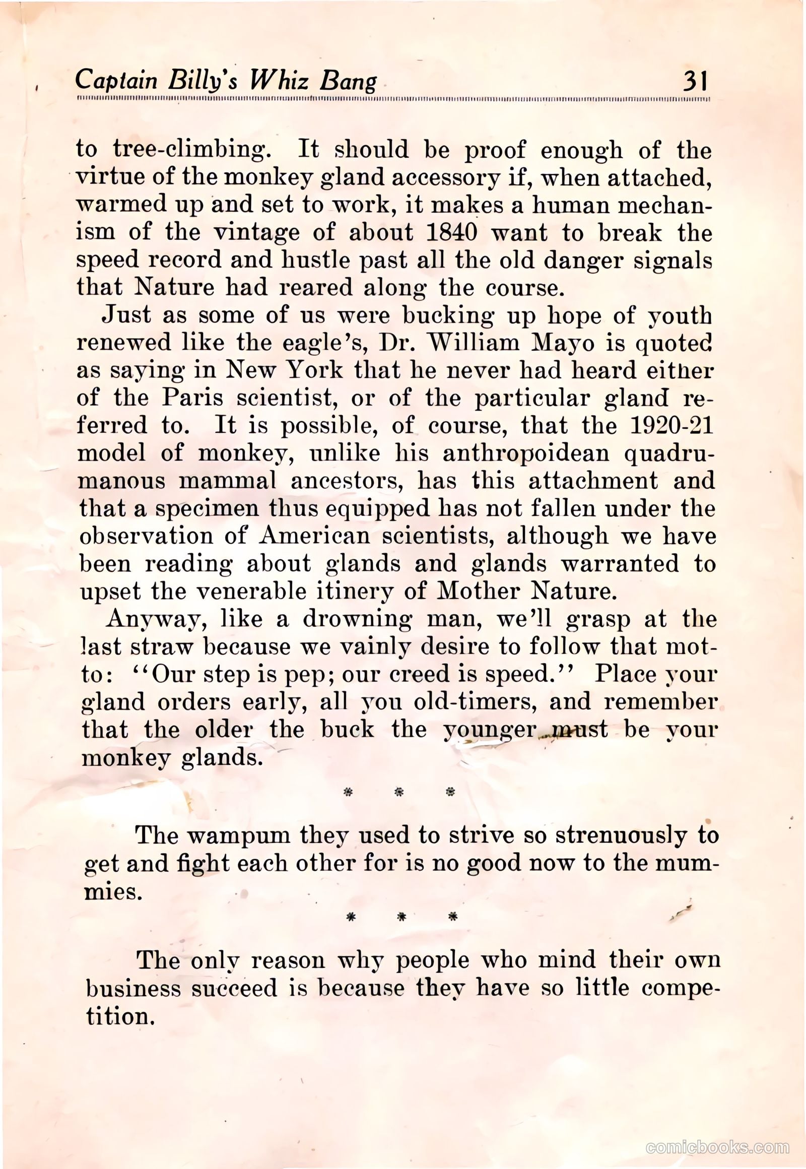 Captain Billy's Whiz Bang #3 — page 33 of 68