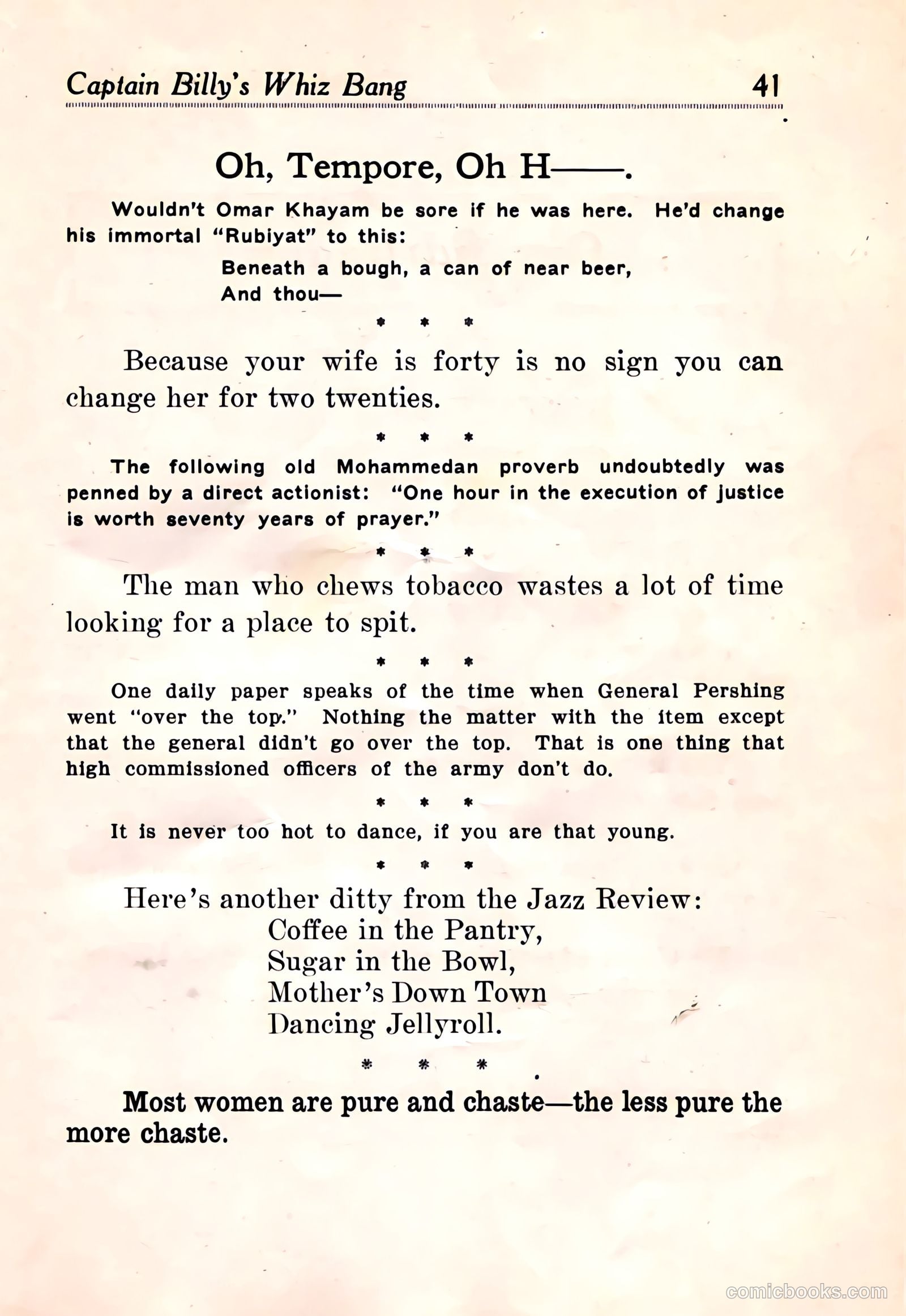 Captain Billy's Whiz Bang #3 — page 43 of 68