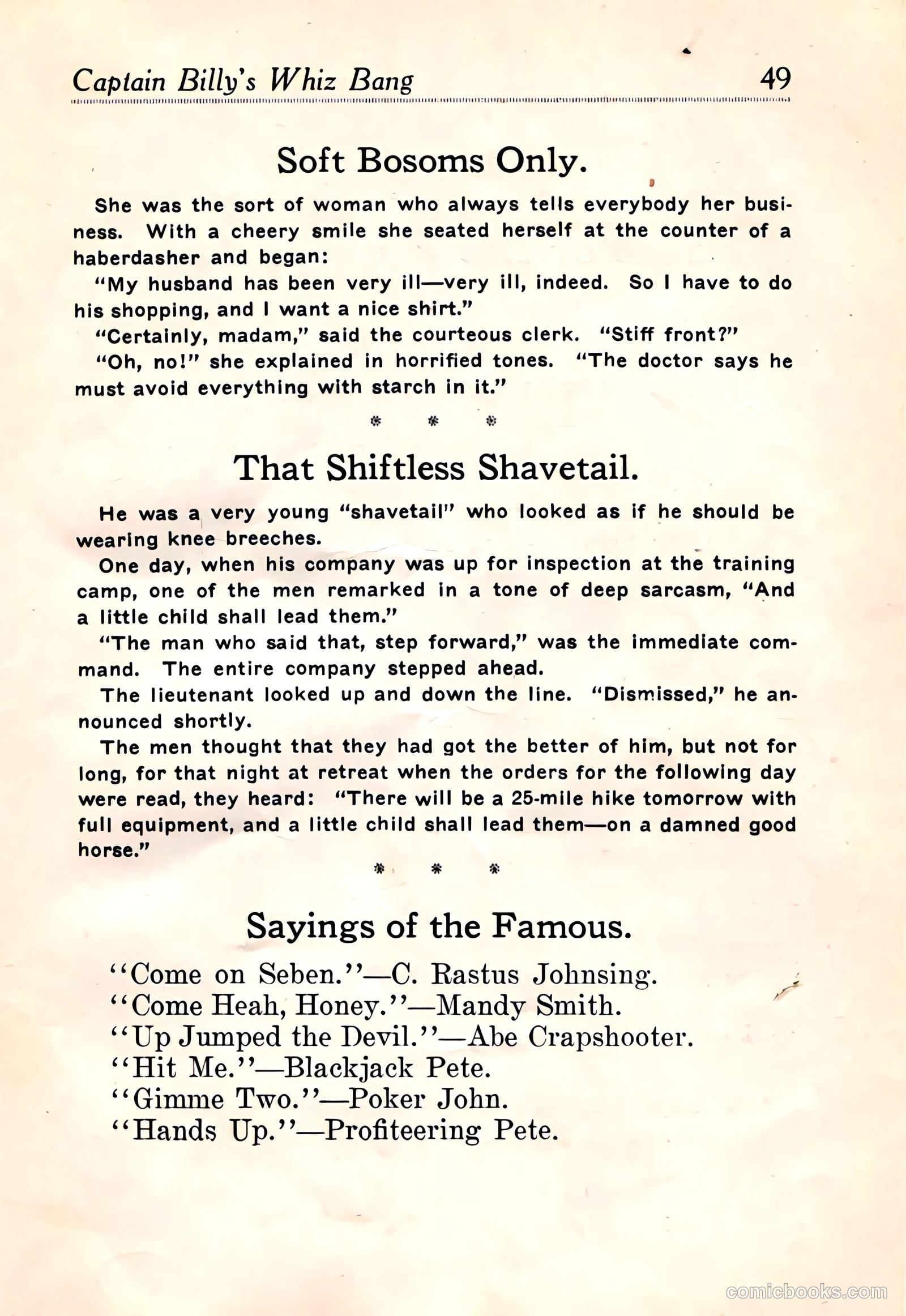Captain Billy's Whiz Bang #3 — page 51 of 68