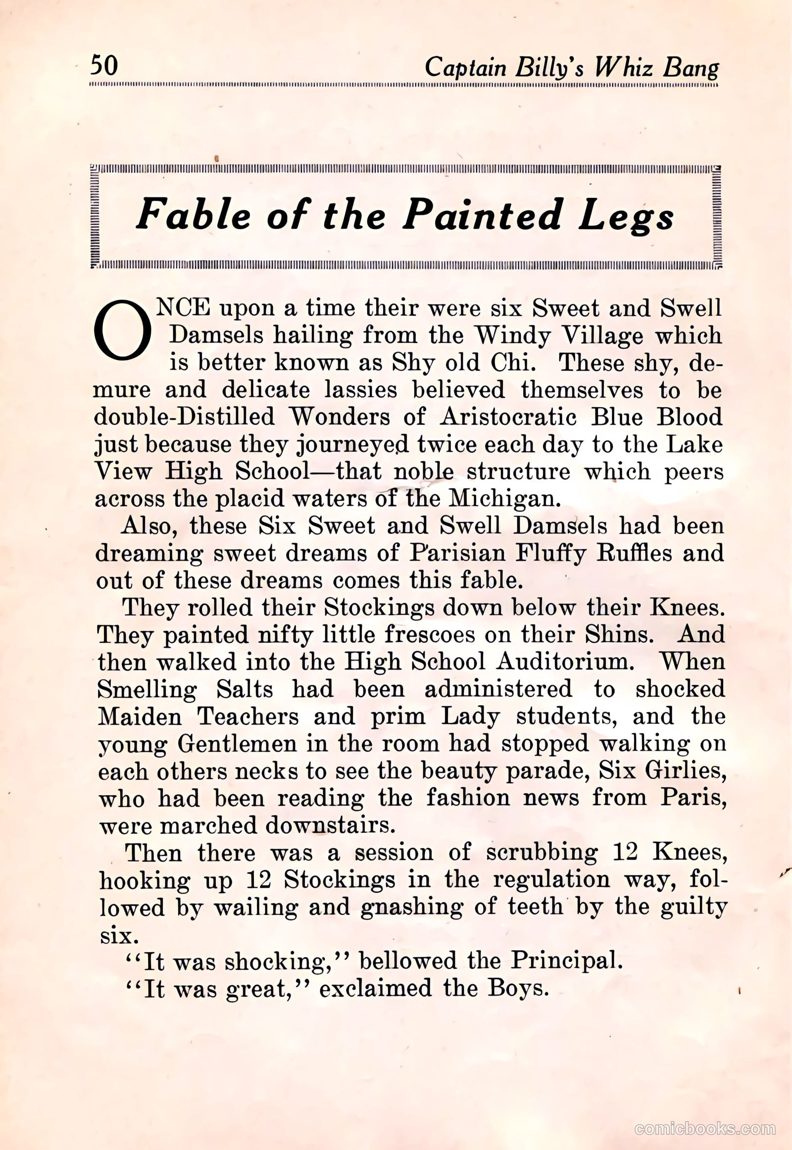 Captain Billy's Whiz Bang #3 — page 52 of 68