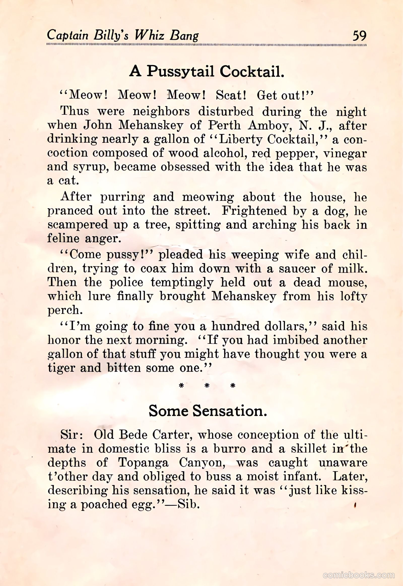 Captain Billy's Whiz Bang #3 — page 61 of 68