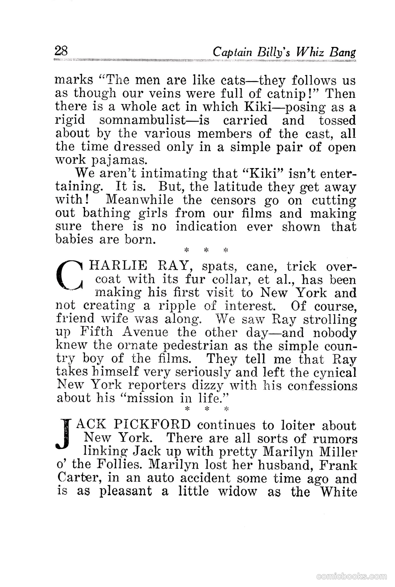 Captain Billy's Whiz Bang #30 — page 30 of 68