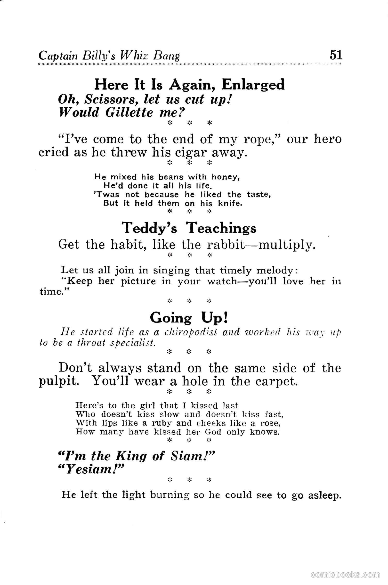 Captain Billy's Whiz Bang #30 — page 53 of 68