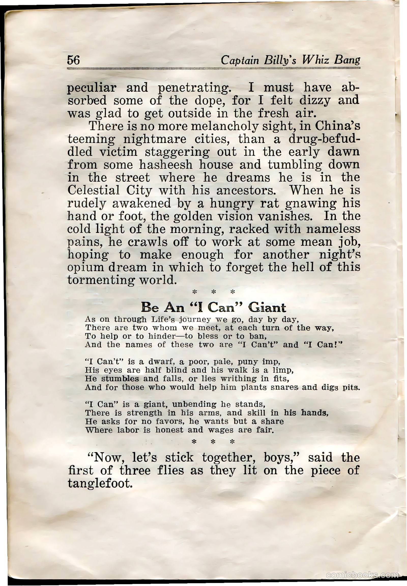 Captain Billy's Whiz Bang #31 — page 58 of 68