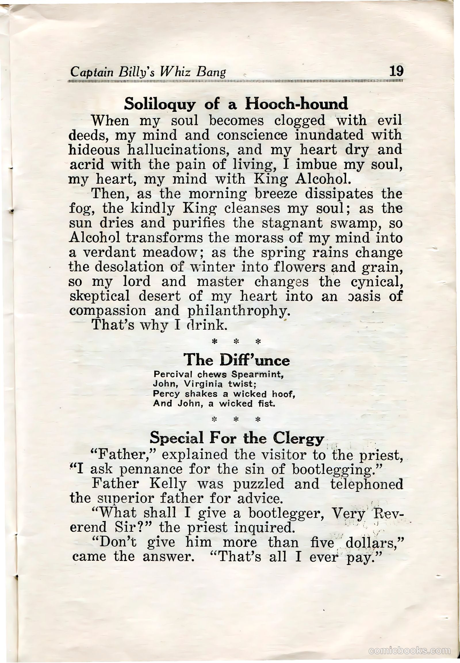 Captain Billy's Whiz Bang #32 — page 21 of 67