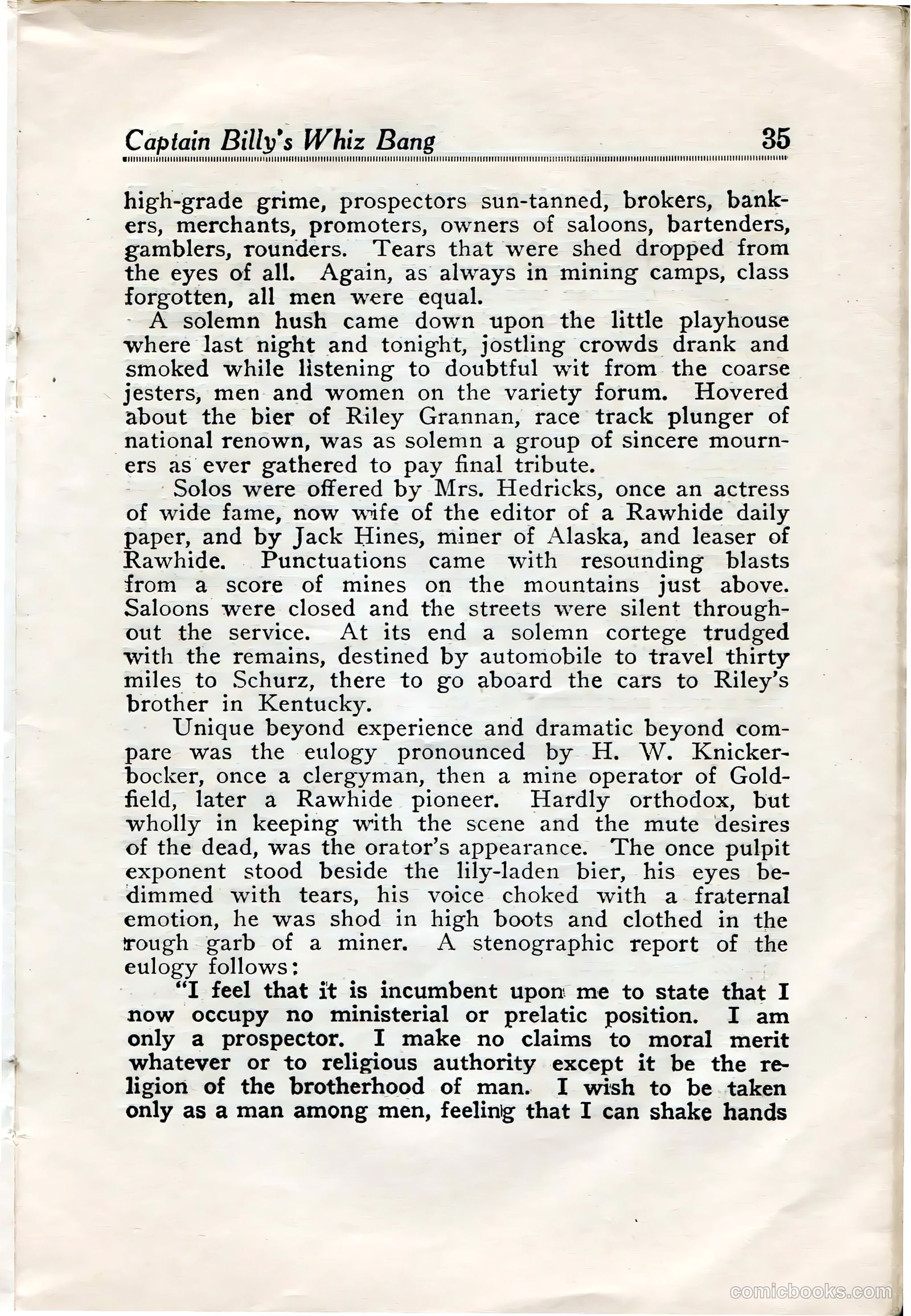 Captain Billy's Whiz Bang #32 — page 36 of 67