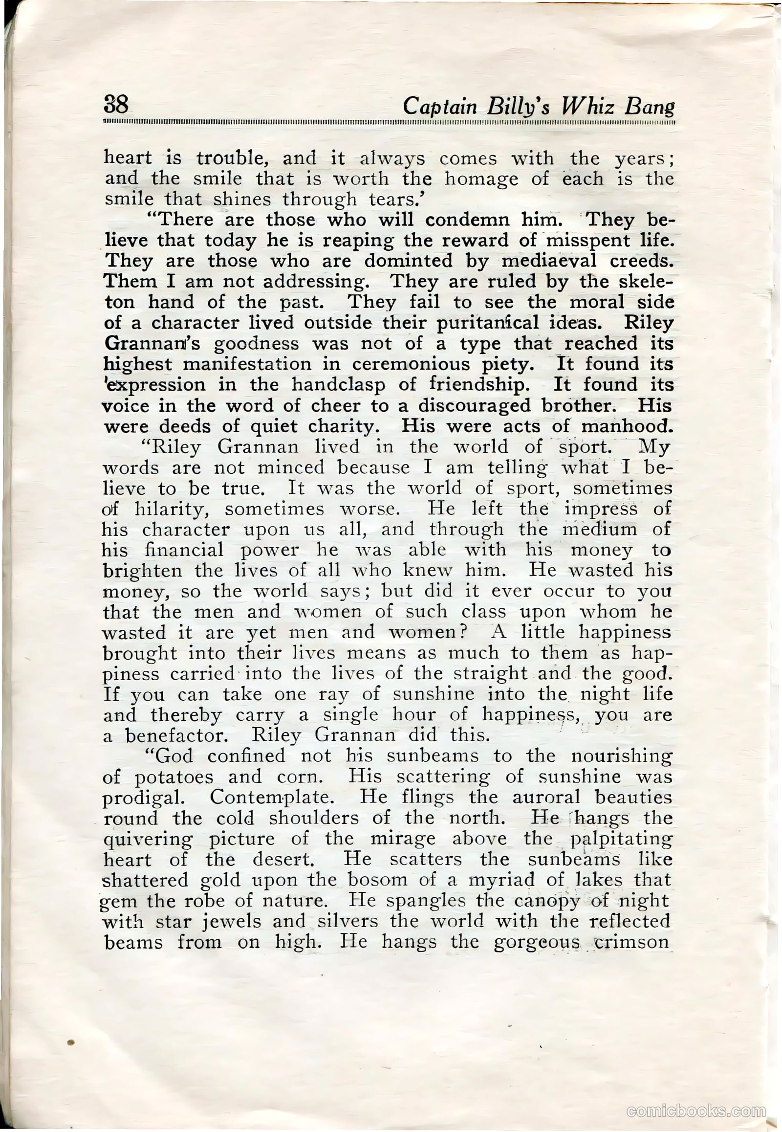 Captain Billy's Whiz Bang #32 — page 39 of 67