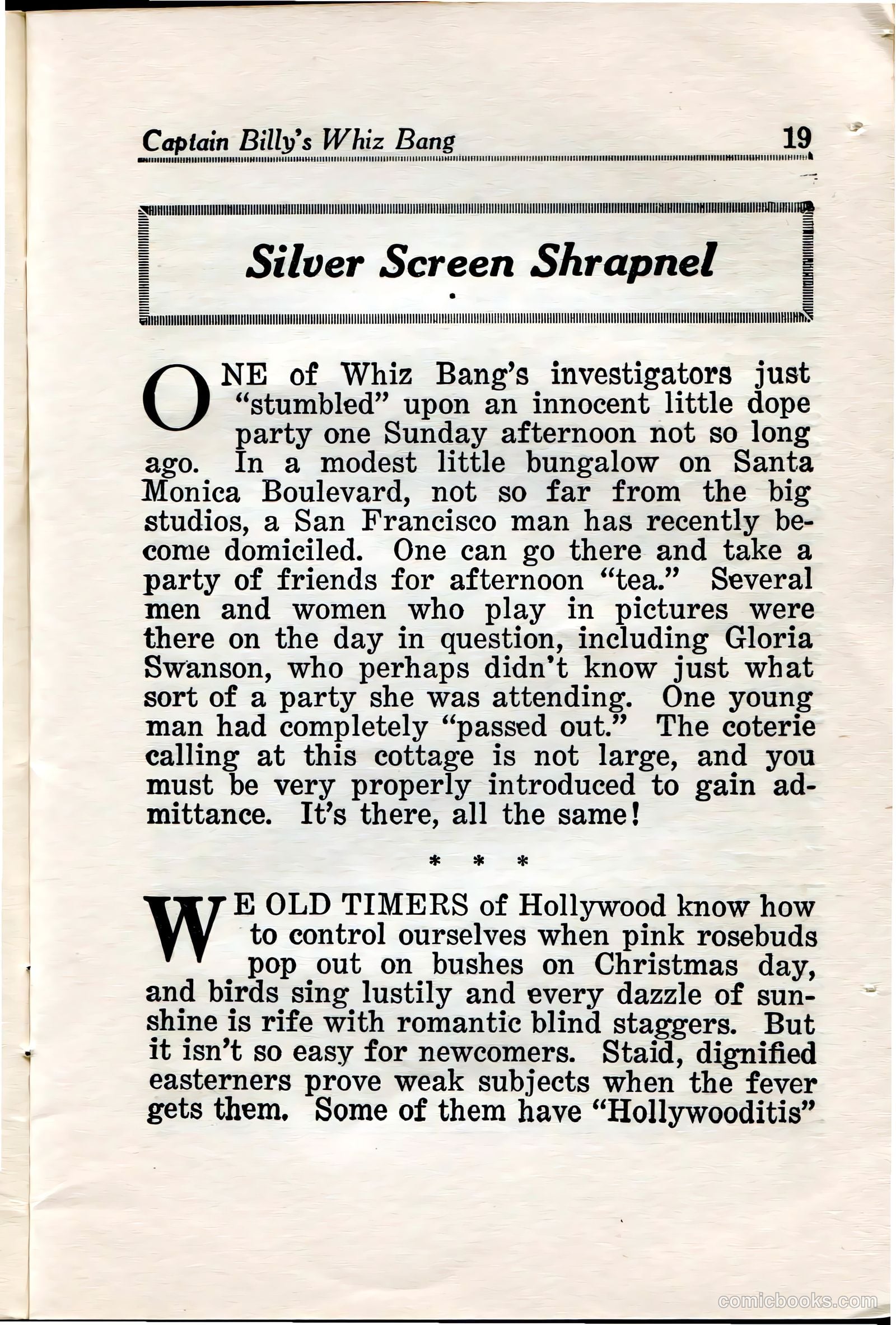 Captain Billy's Whiz Bang #35 — page 20 of 67