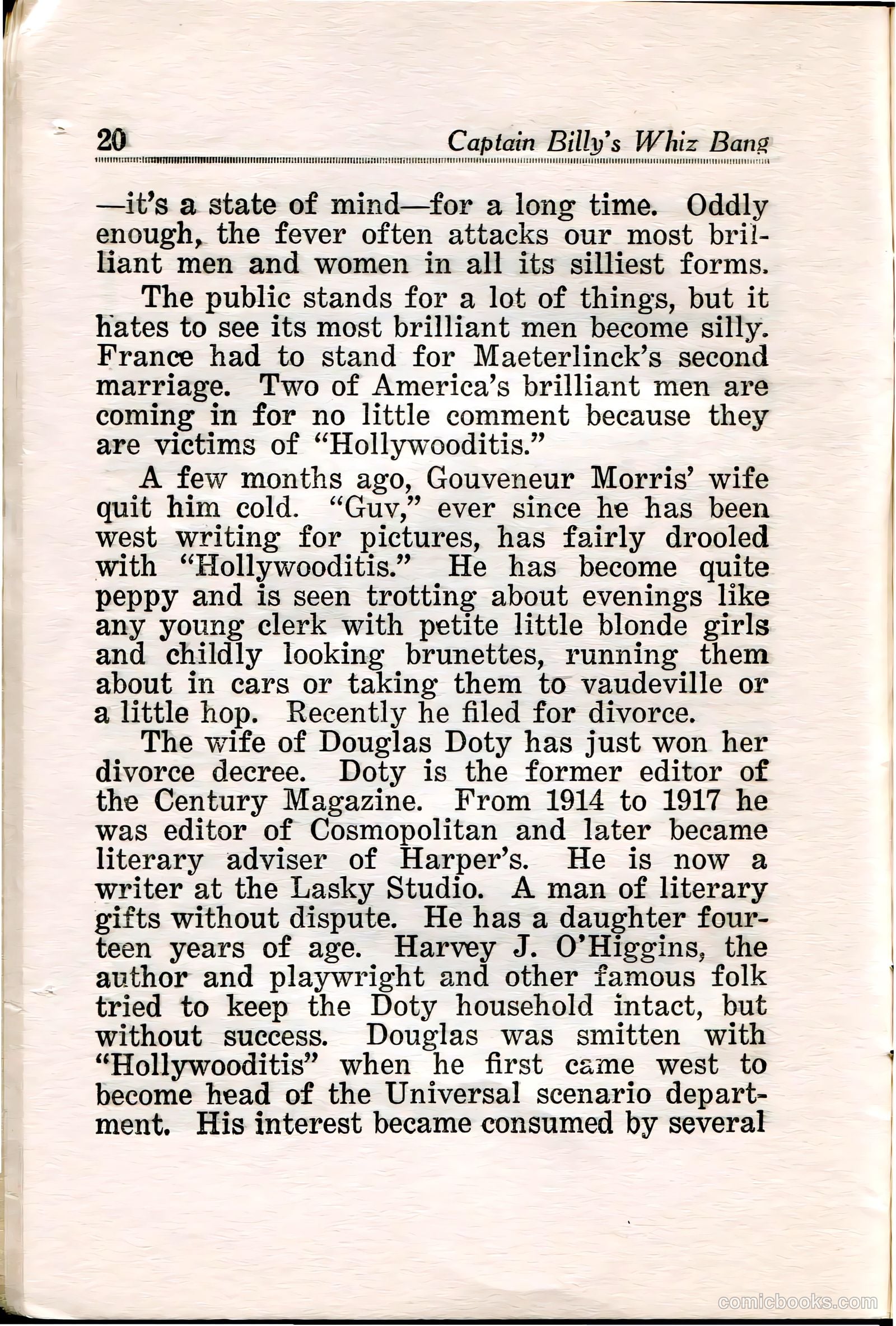Captain Billy's Whiz Bang #35 — page 21 of 67