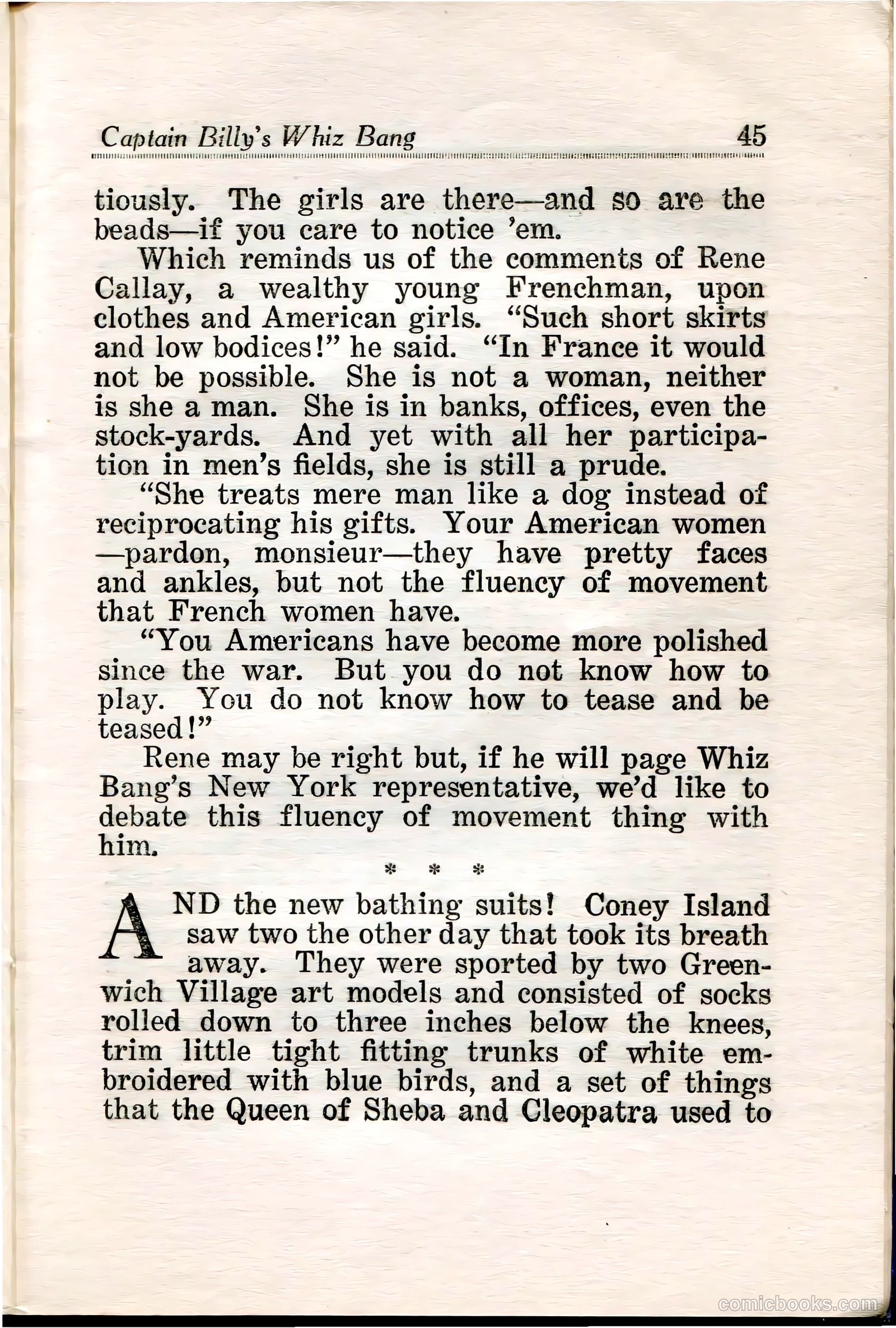 Captain Billy's Whiz Bang #35 — page 46 of 67