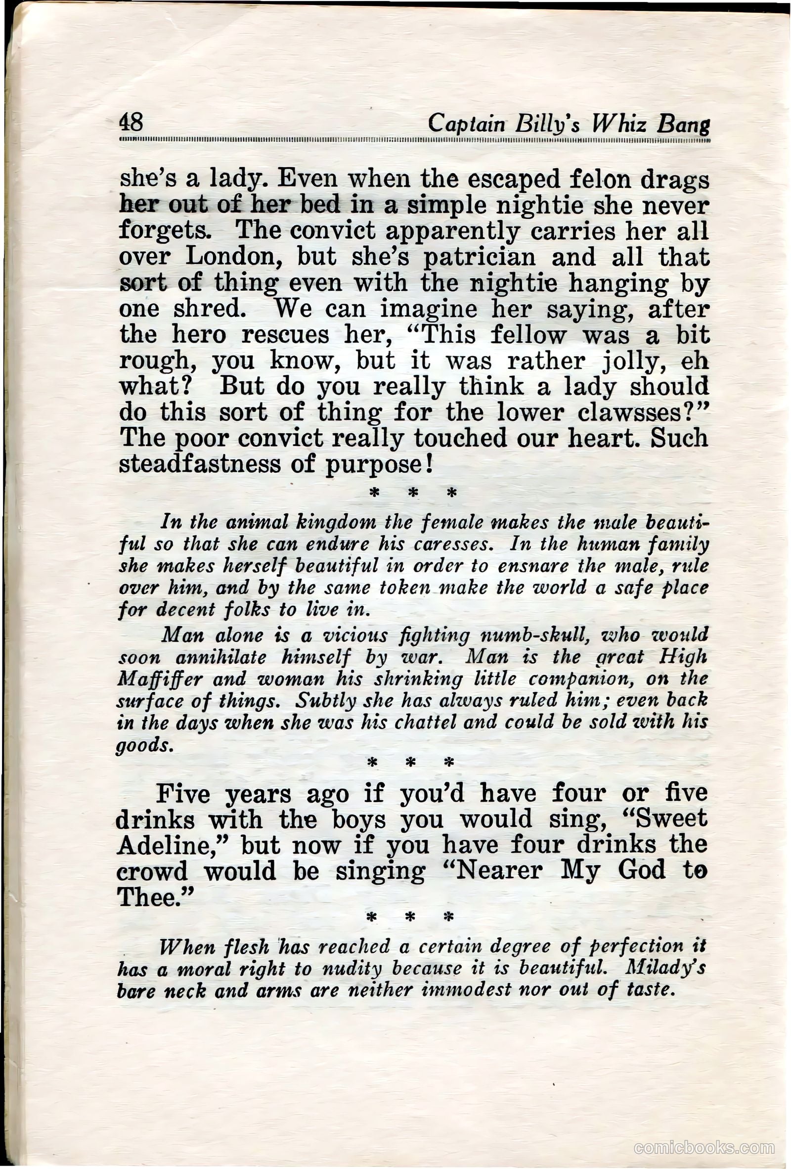 Captain Billy's Whiz Bang #35 — page 49 of 67