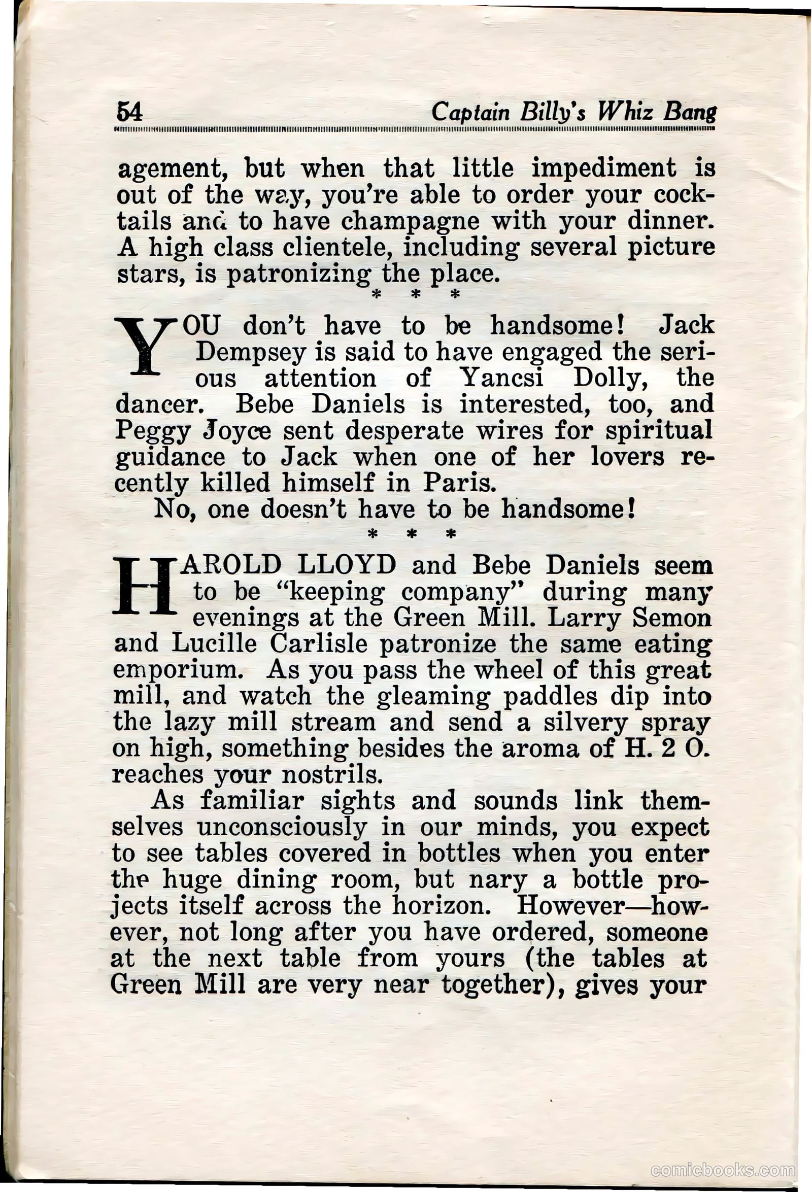 Captain Billy's Whiz Bang #35 — page 55 of 67