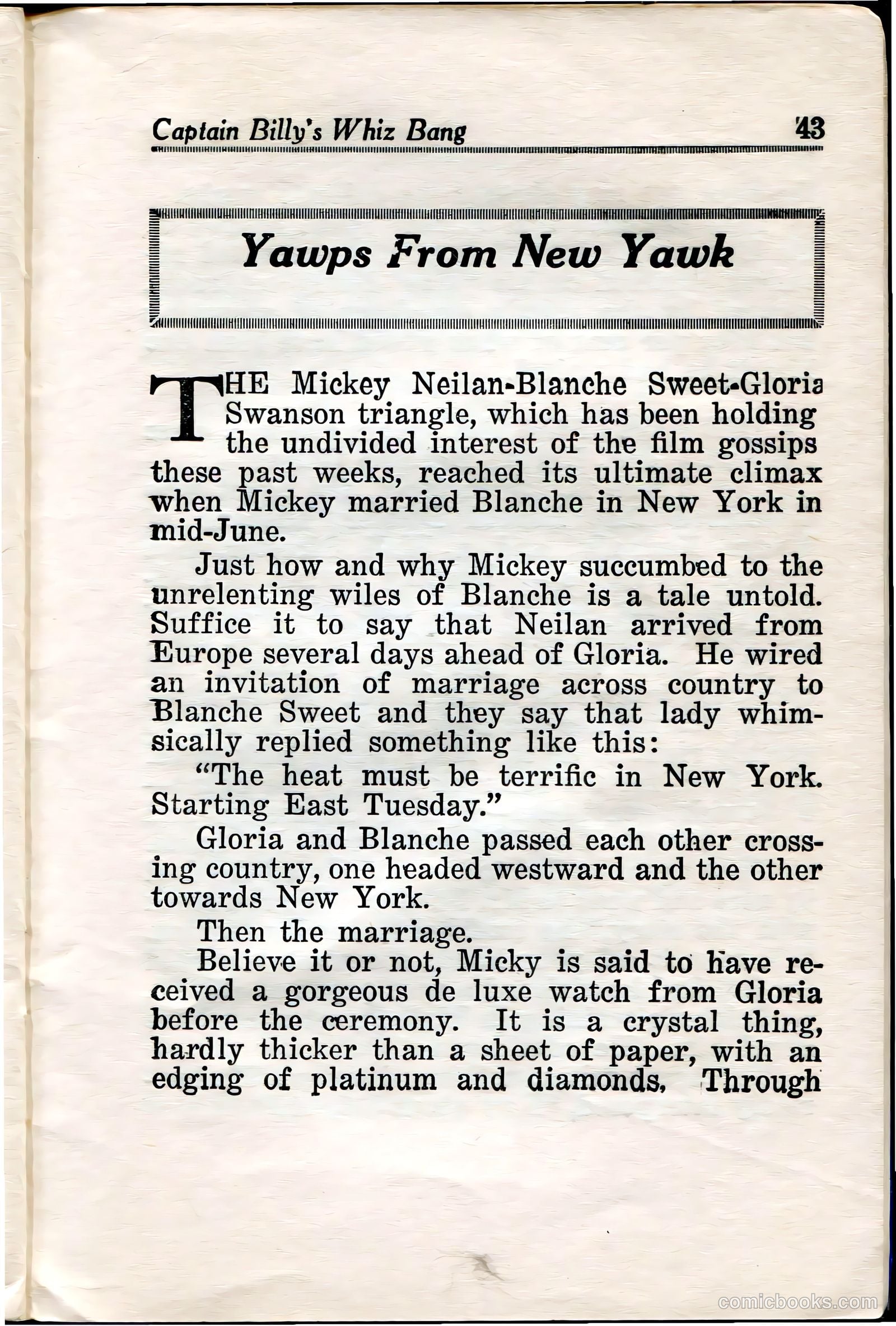 Captain Billy's Whiz Bang #36 — page 45 of 67