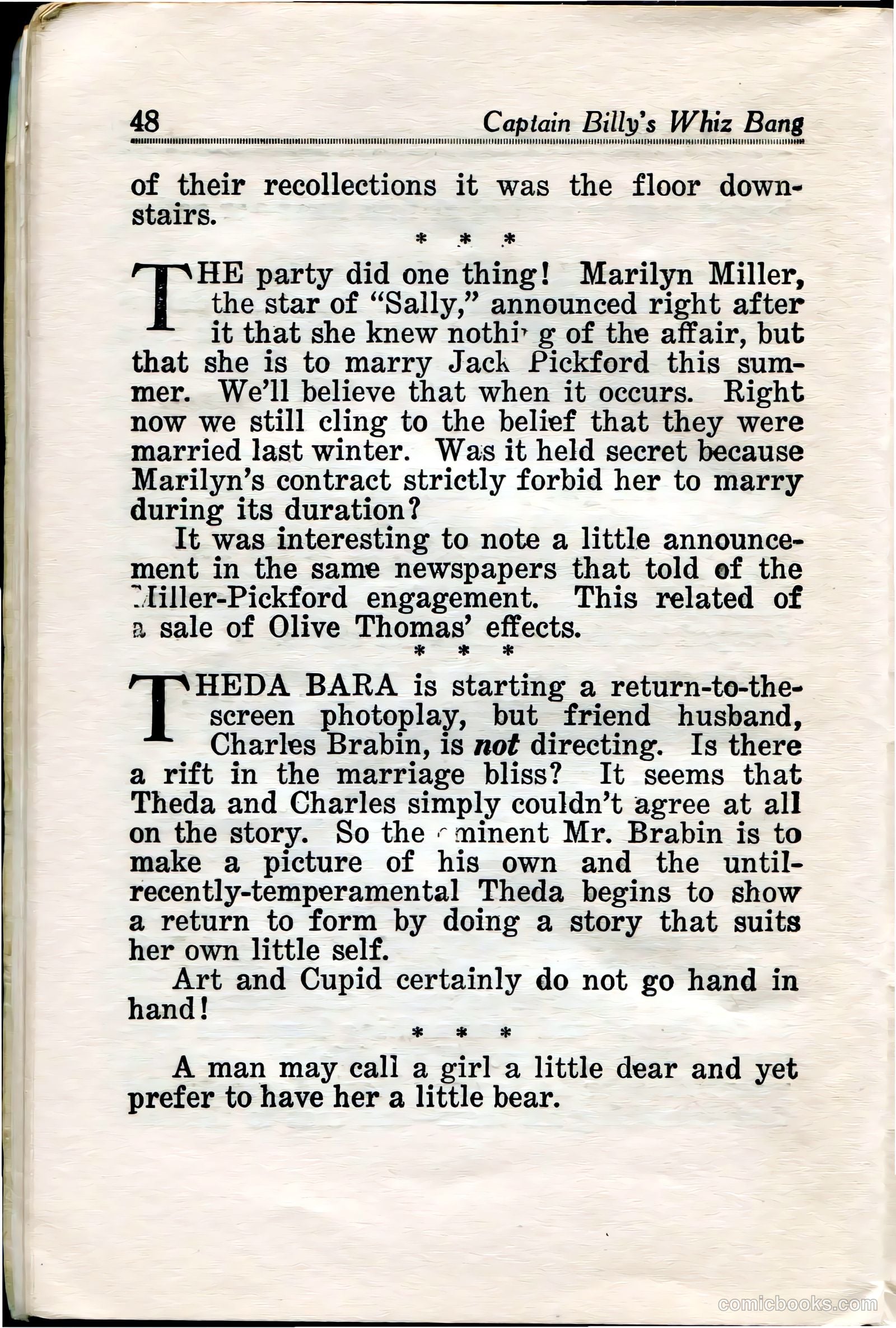 Captain Billy's Whiz Bang #36 — page 50 of 67