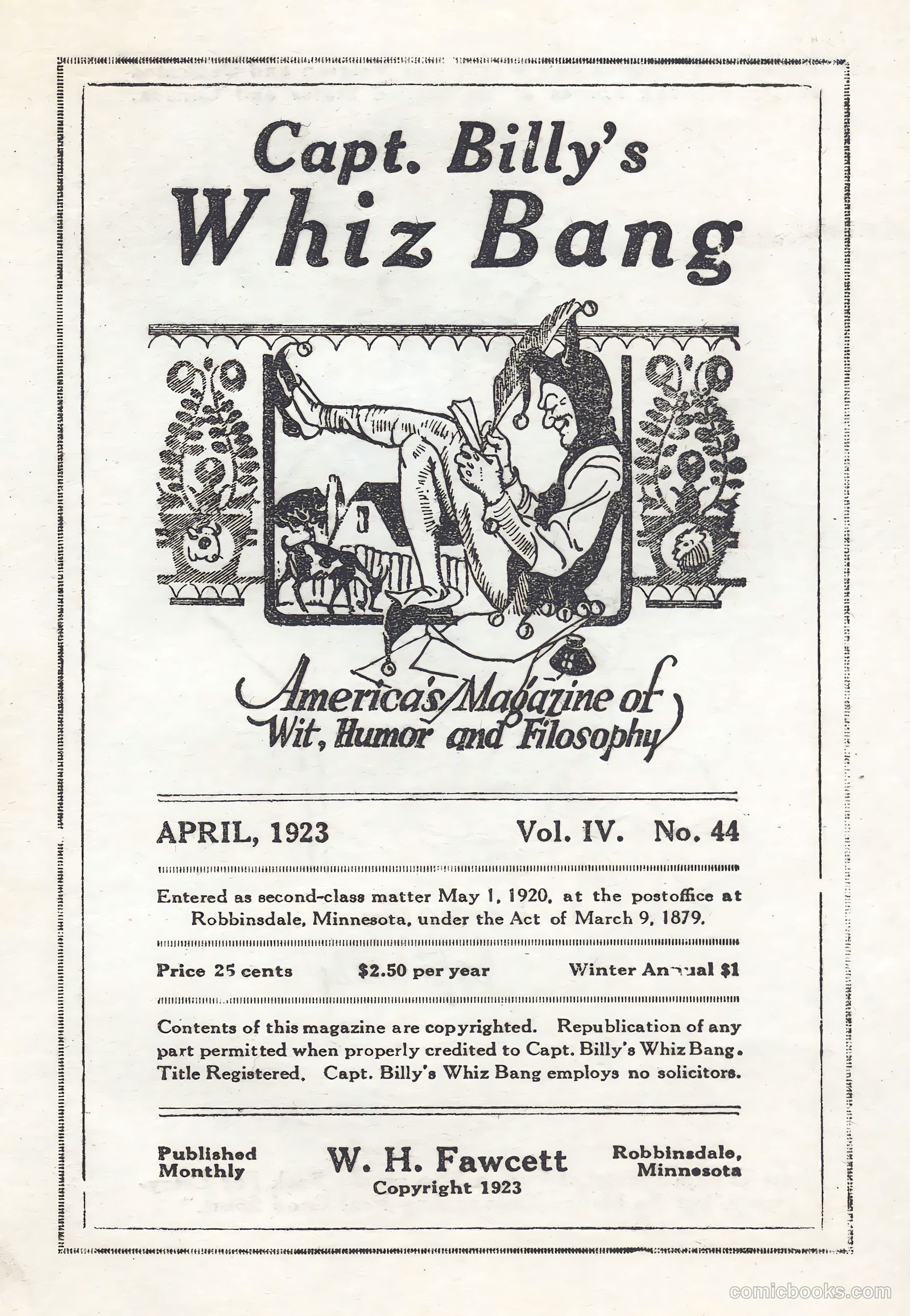 Captain Billy's Whiz Bang #44
