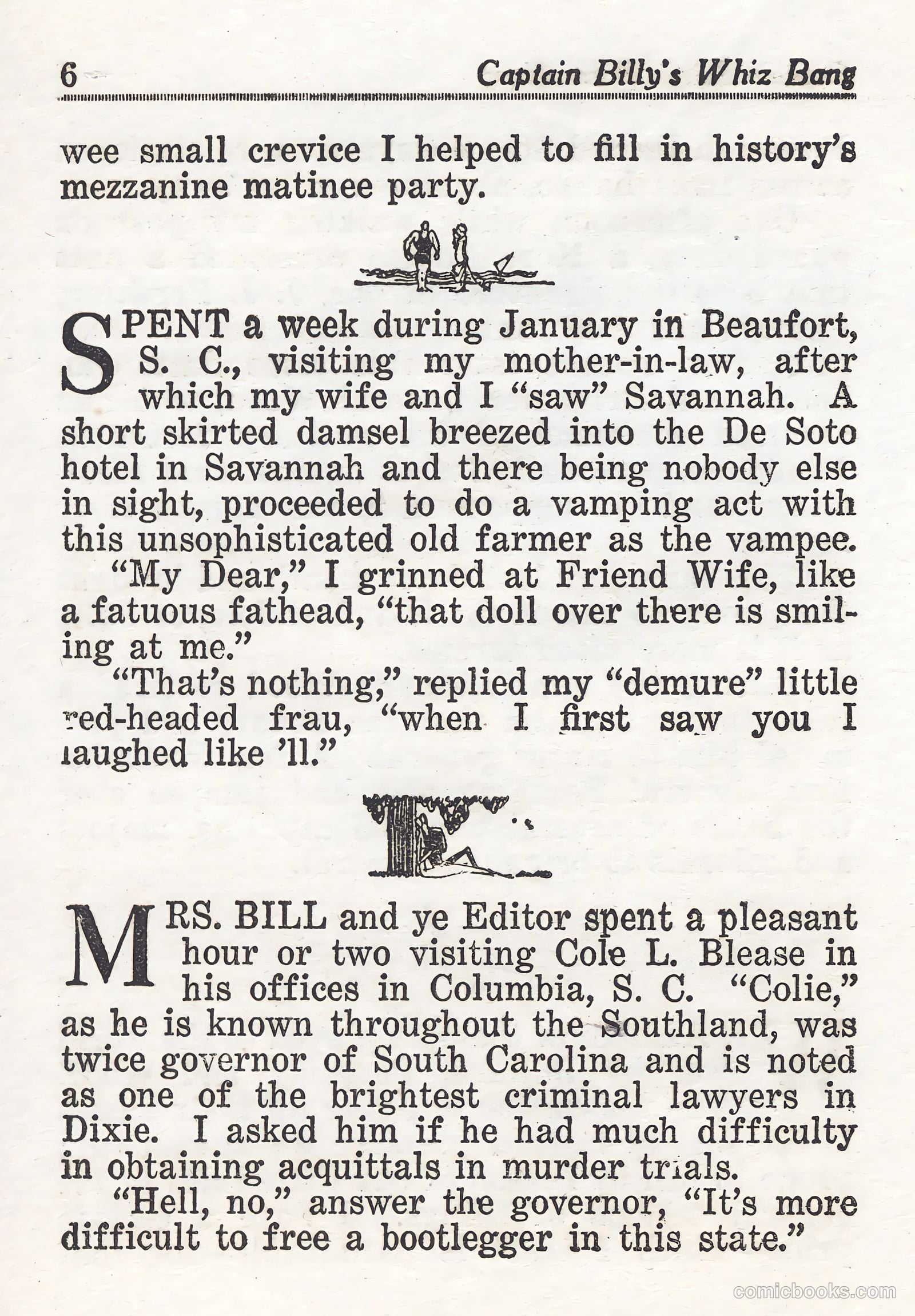 Captain Billy's Whiz Bang #44 — page 6 of 68