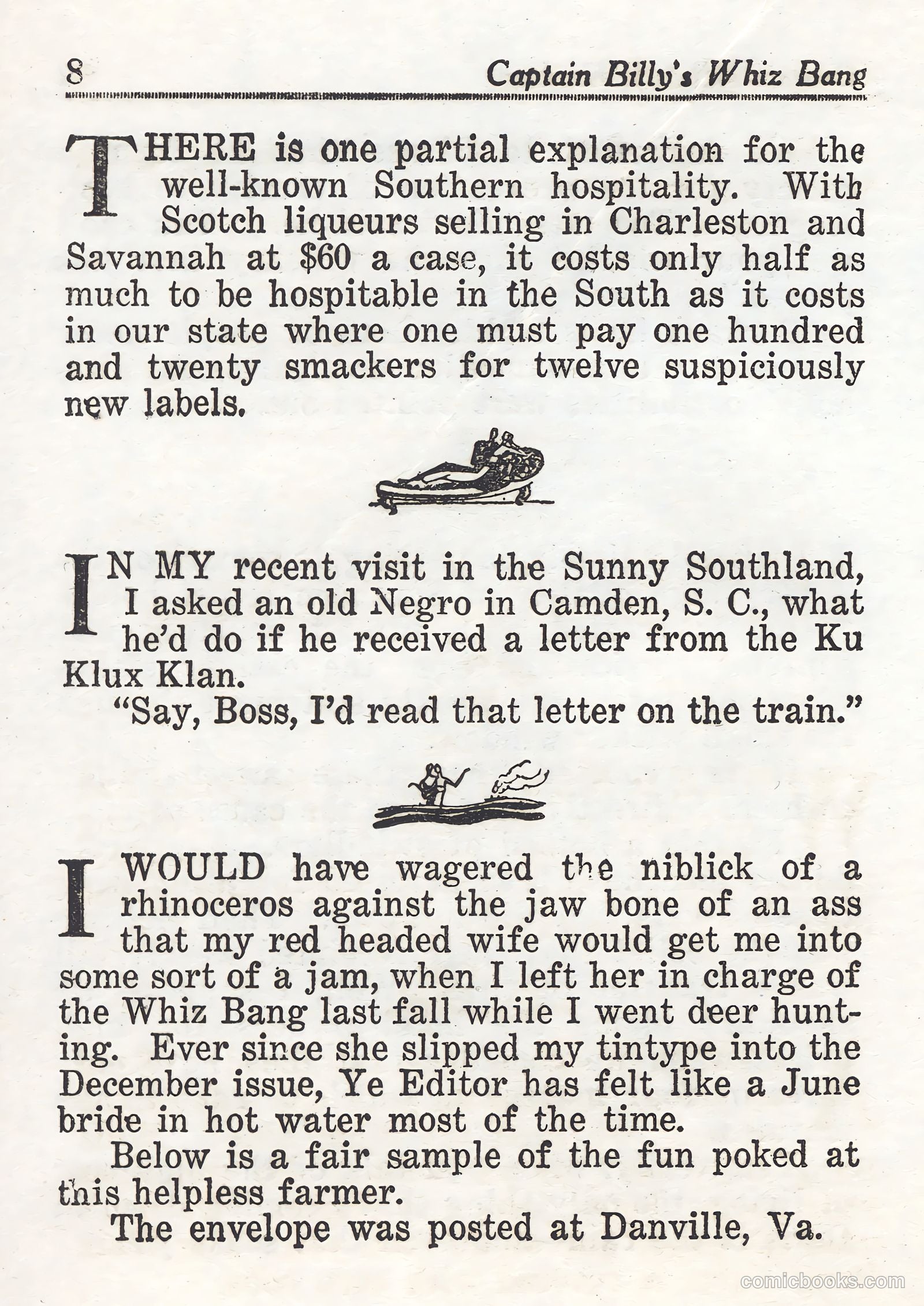 Captain Billy's Whiz Bang #44 — page 8 of 68