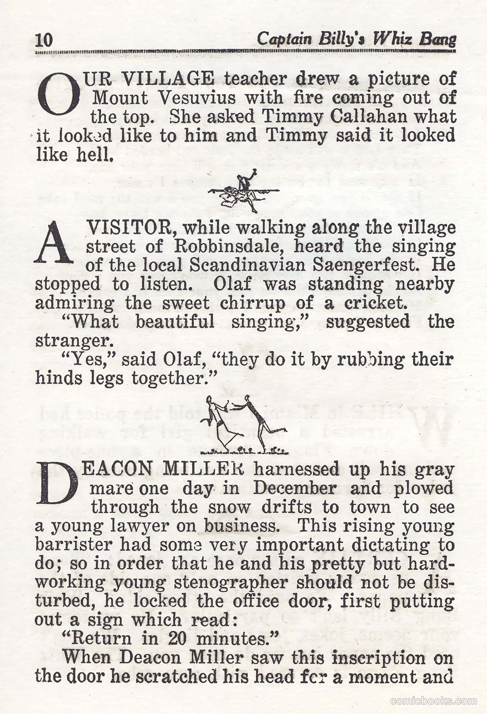 Captain Billy's Whiz Bang #44 — page 10 of 68