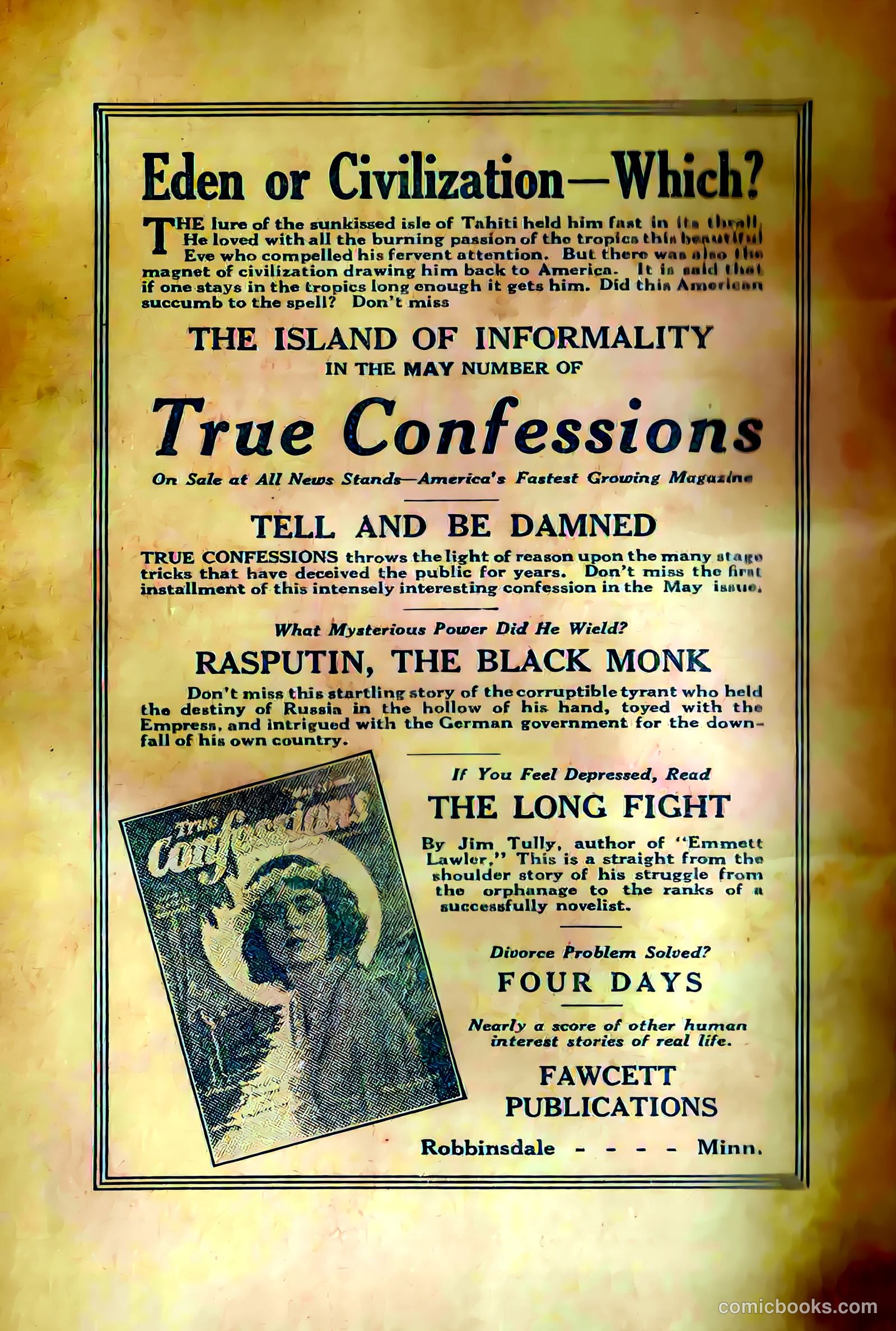 Captain Billy's Whiz Bang #45 — page 2 of 68