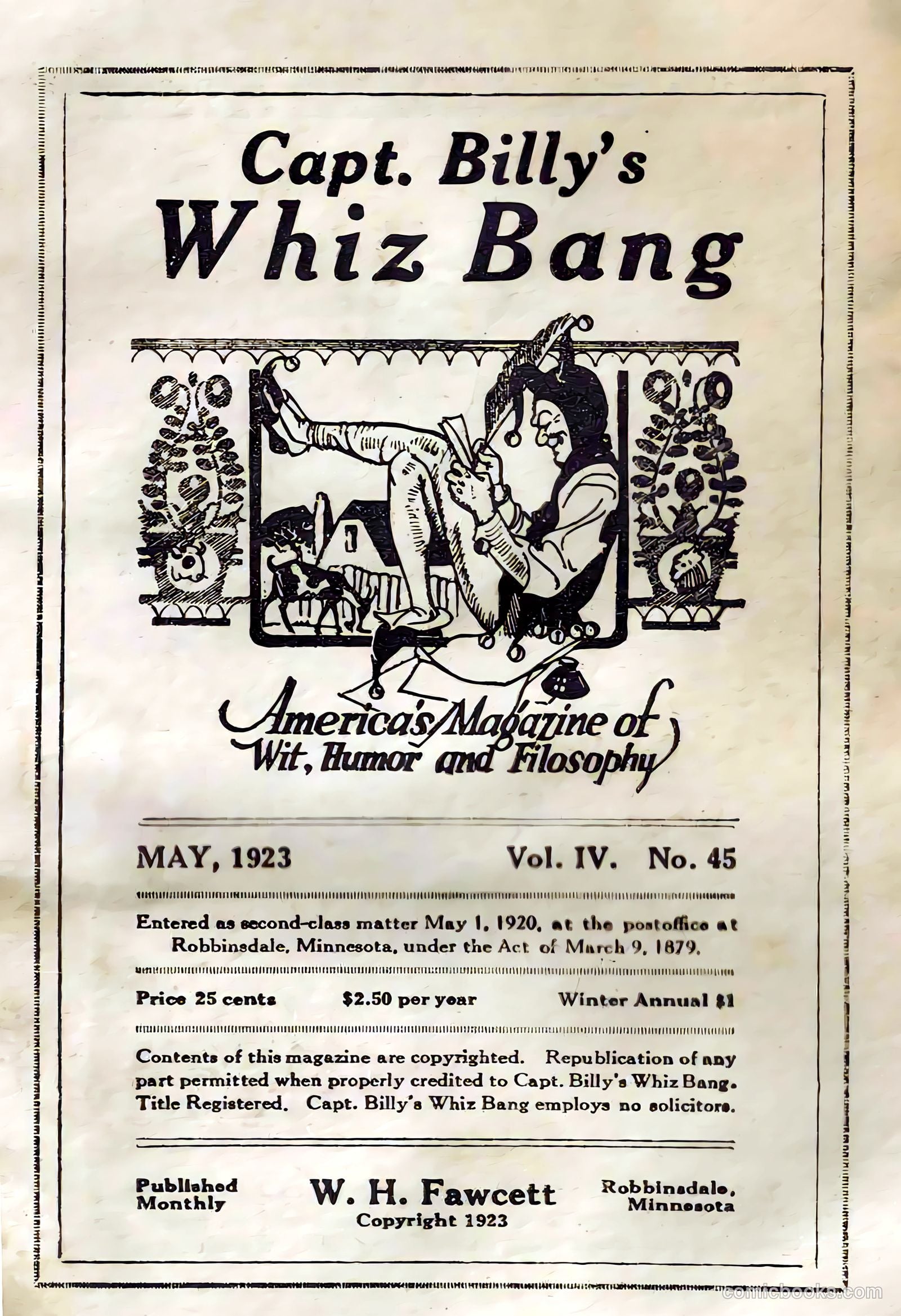 Captain Billy's Whiz Bang #45 — page 3 of 68