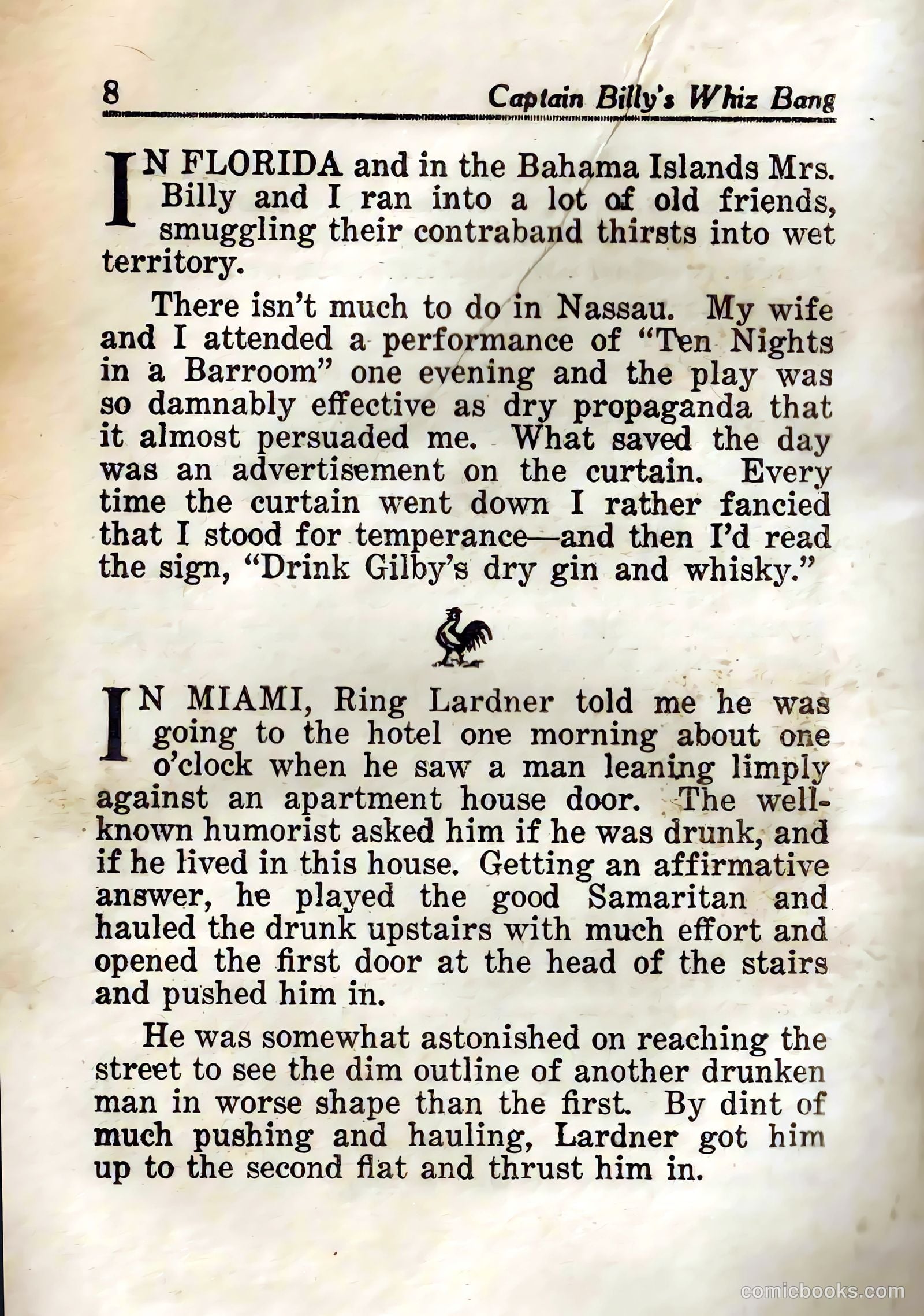 Captain Billy's Whiz Bang #45 — page 10 of 68