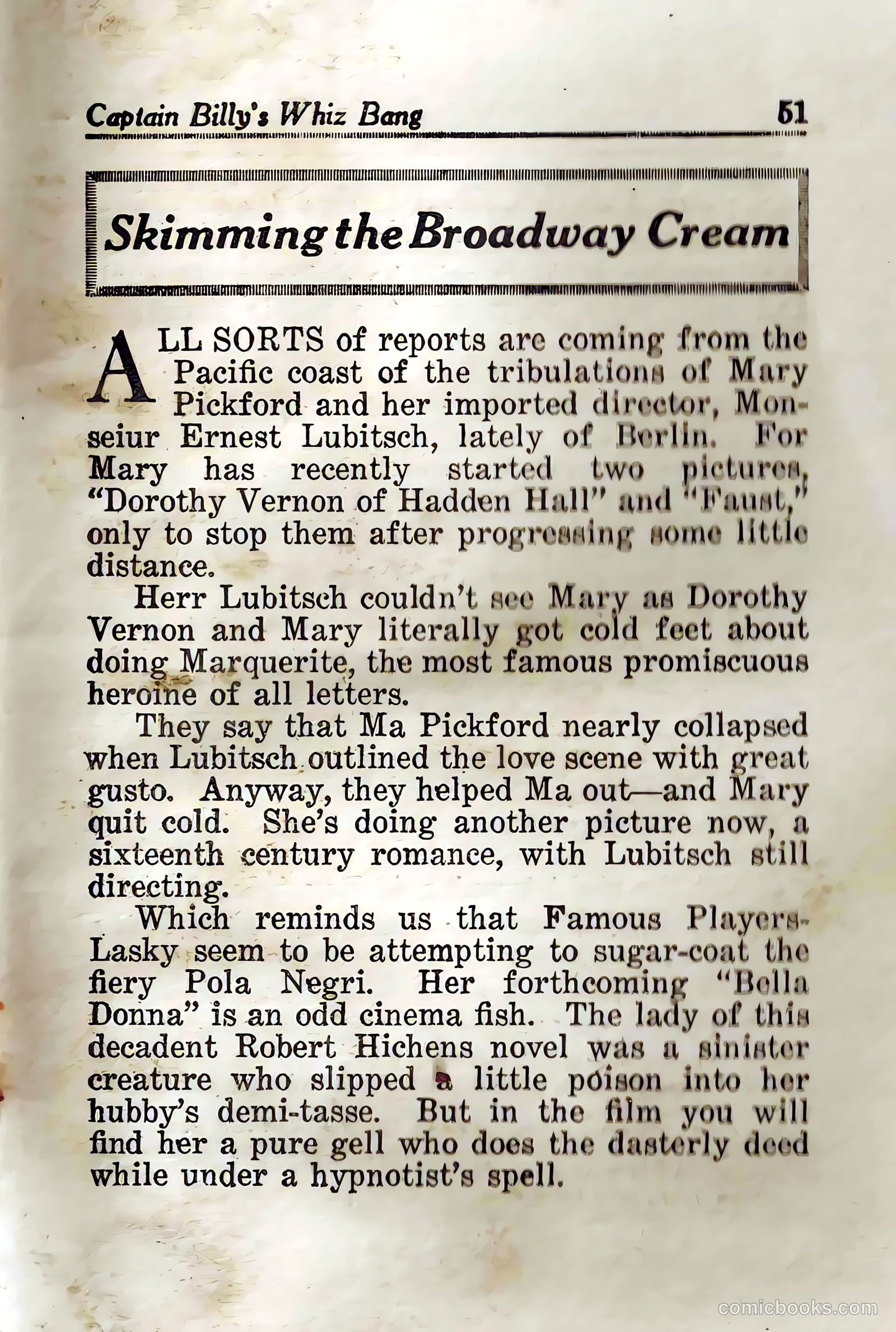 Captain Billy's Whiz Bang #45 — page 53 of 68