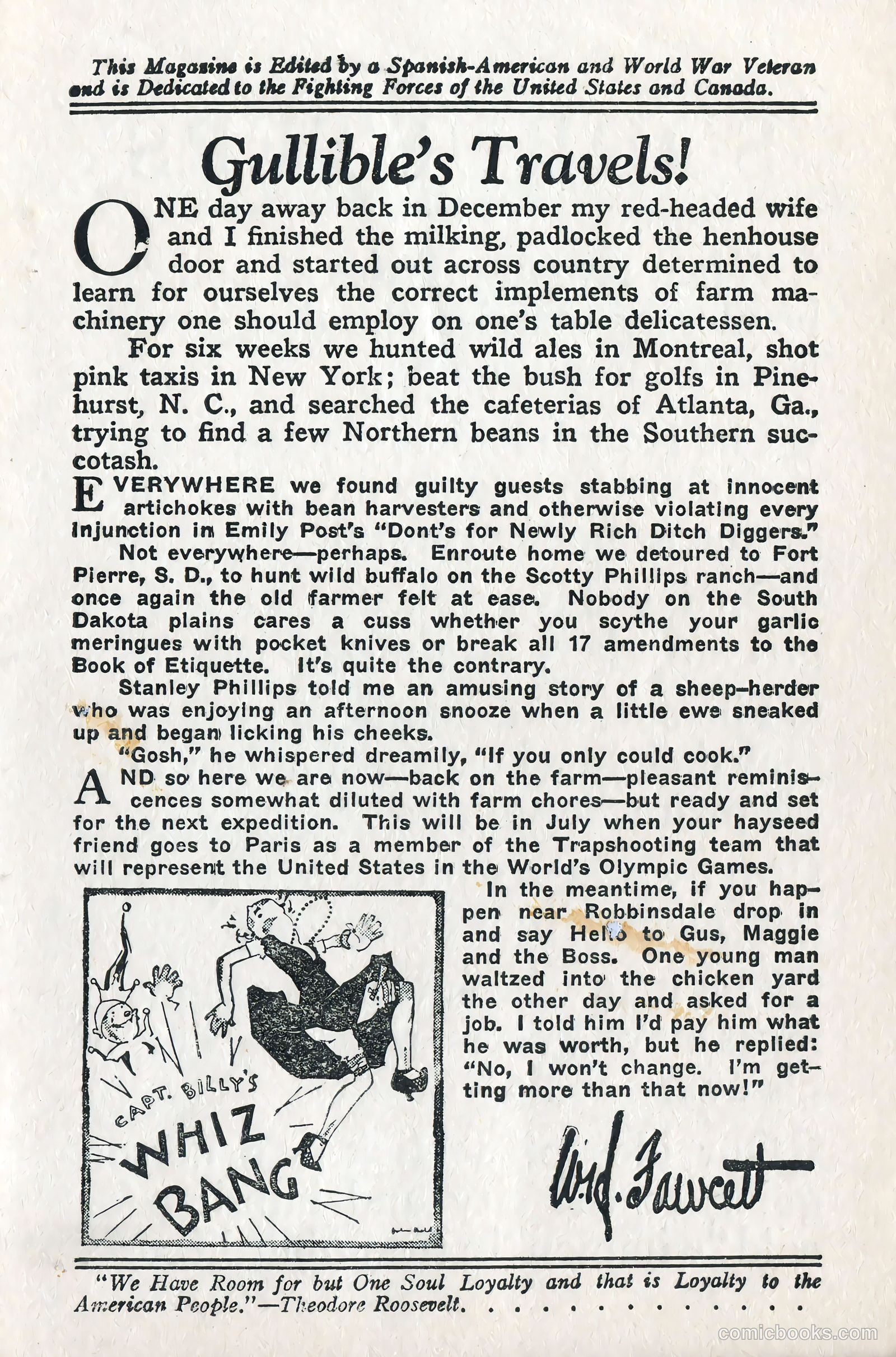 Captain Billy's Whiz Bang #57 — page 3 of 71