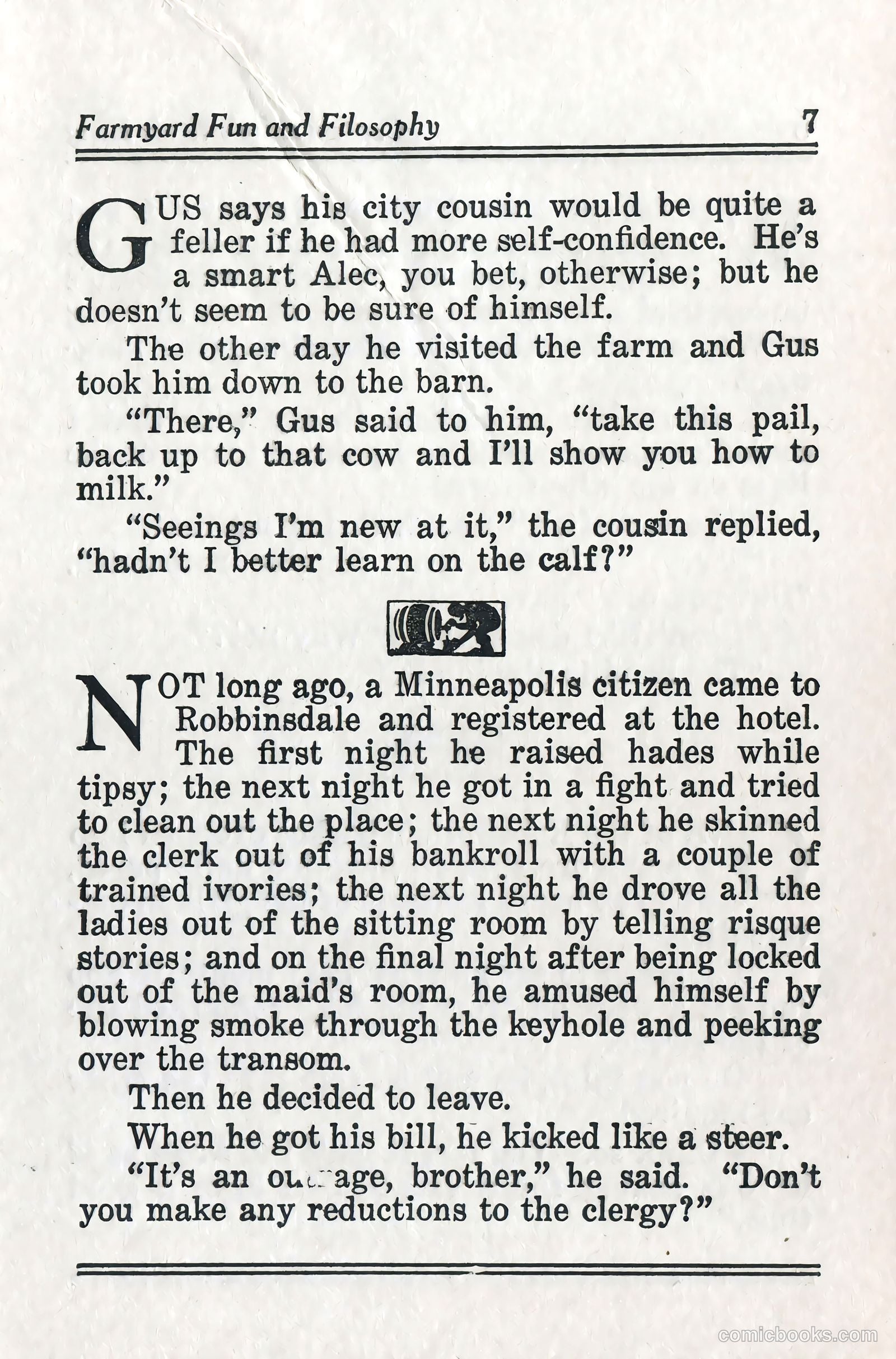 Captain Billy's Whiz Bang #57 — page 9 of 71
