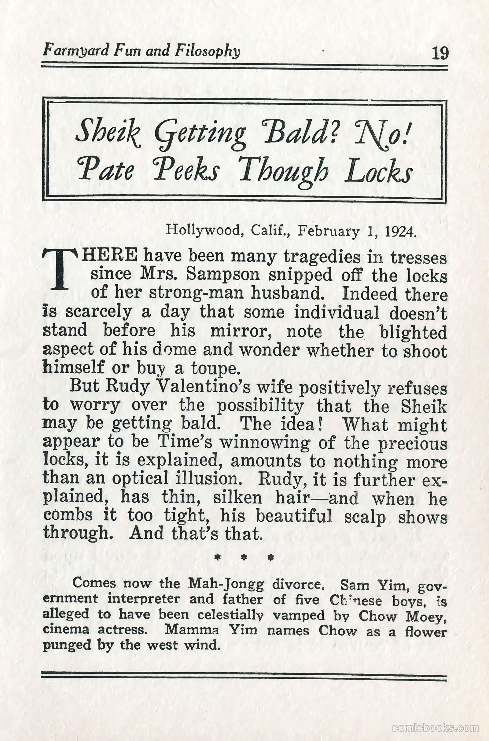 Captain Billy's Whiz Bang #57 — page 21 of 71