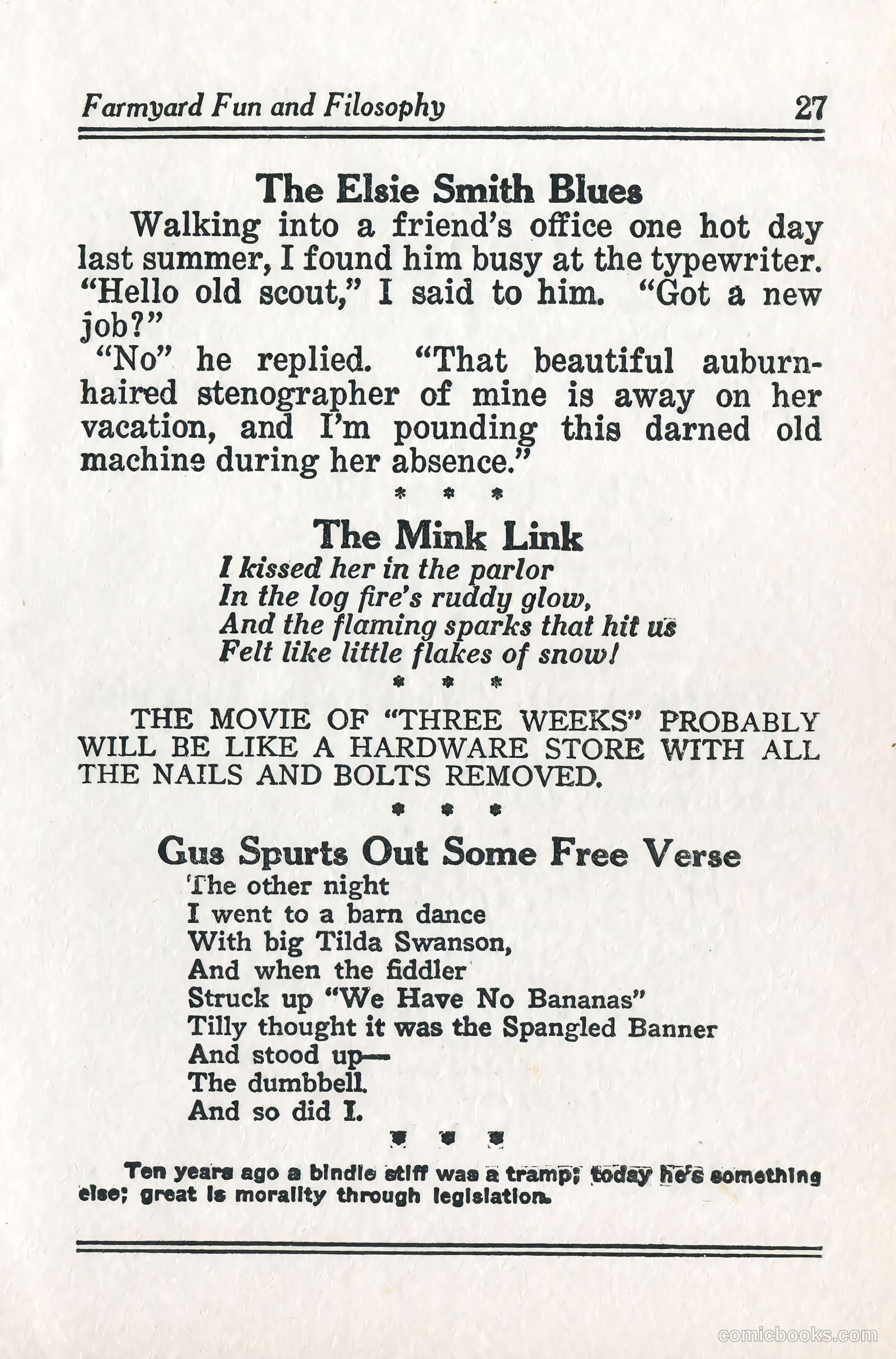 Captain Billy's Whiz Bang #57 — page 29 of 71