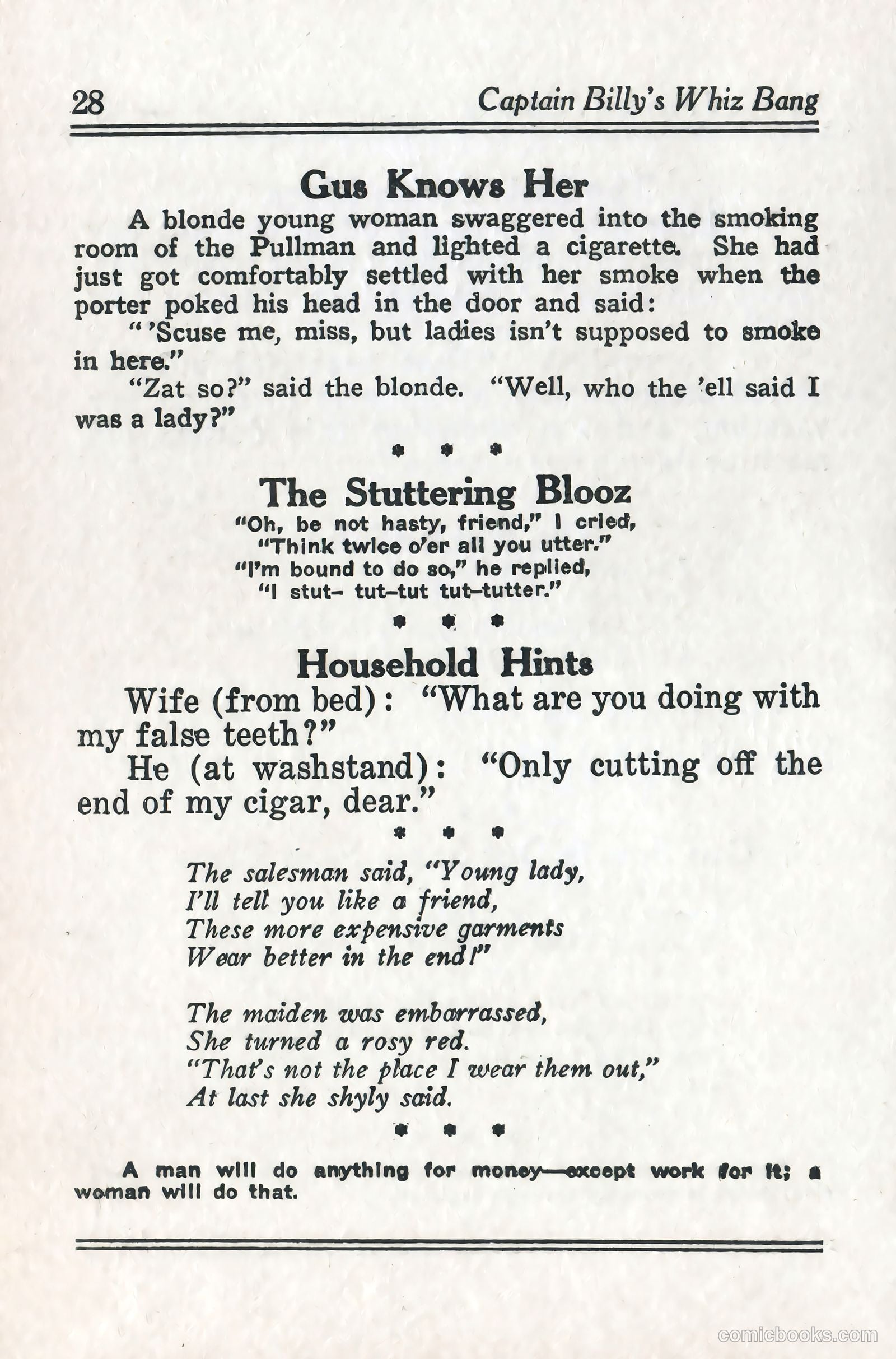 Captain Billy's Whiz Bang #57 — page 30 of 71