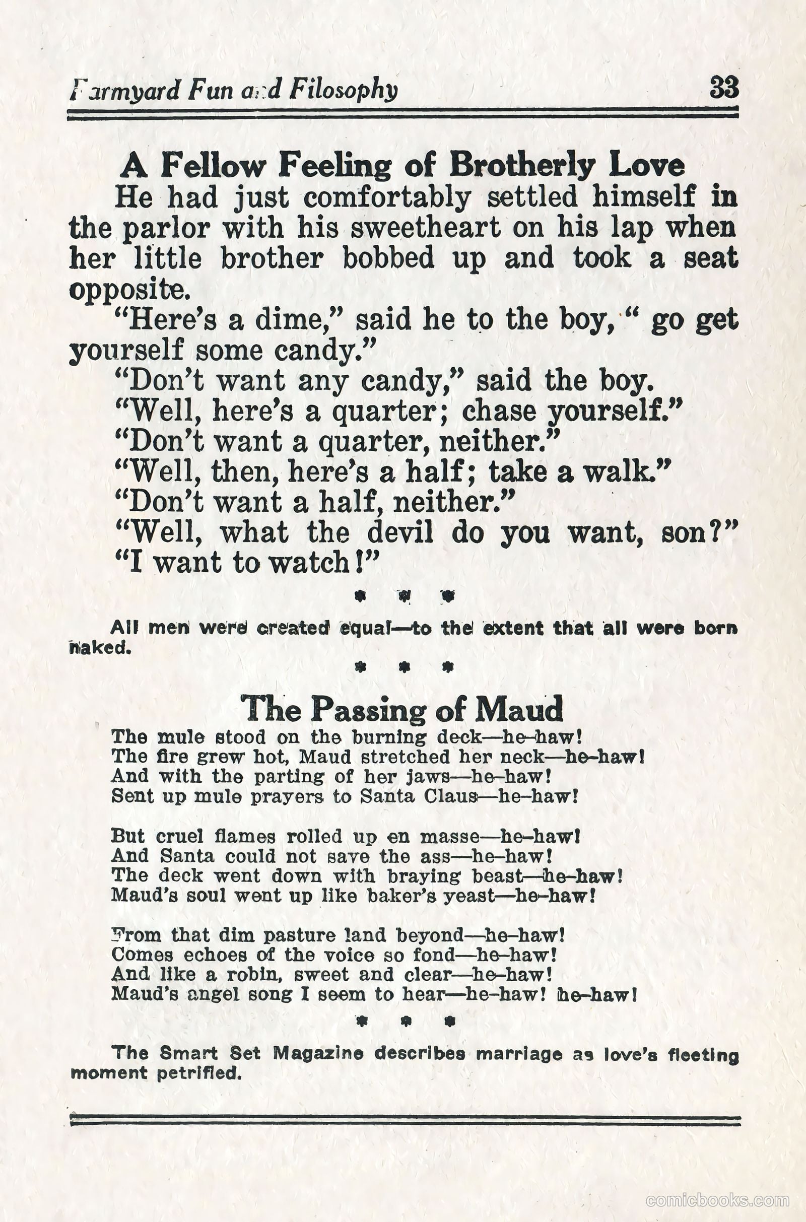 Captain Billy's Whiz Bang #57 — page 35 of 71