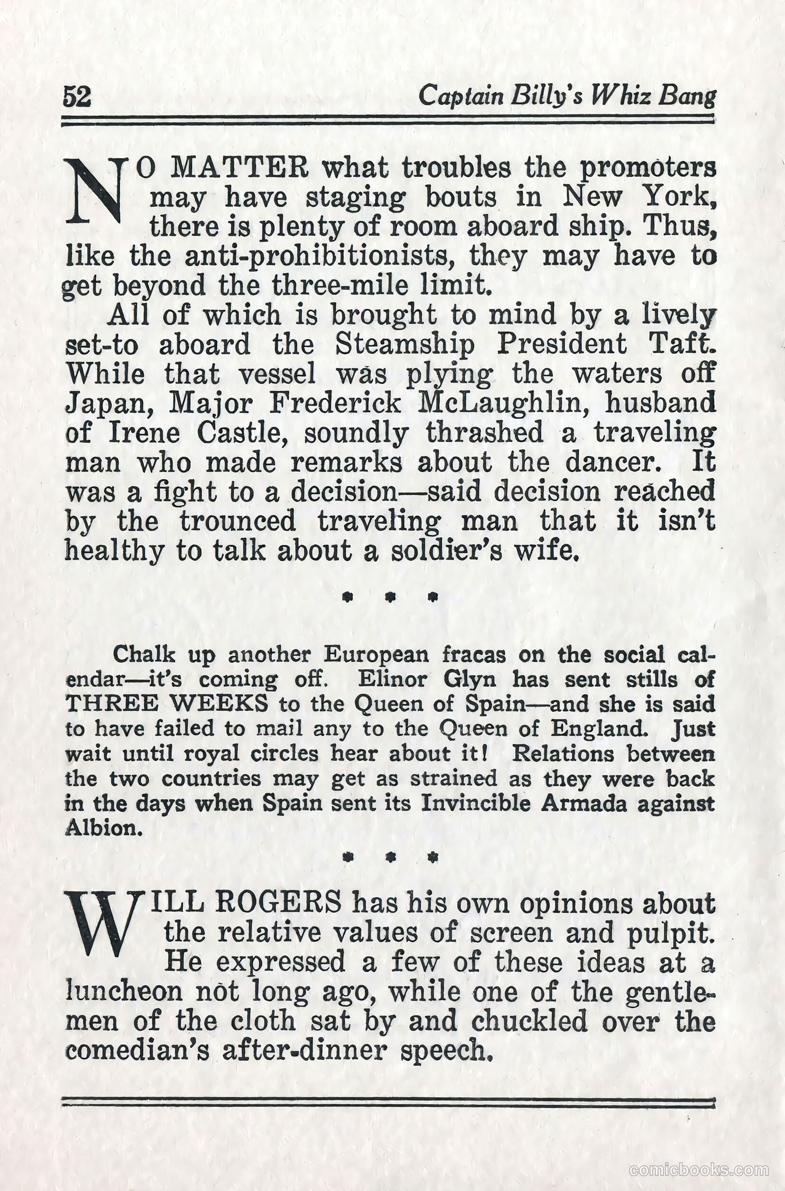 Captain Billy's Whiz Bang #57 — page 57 of 71