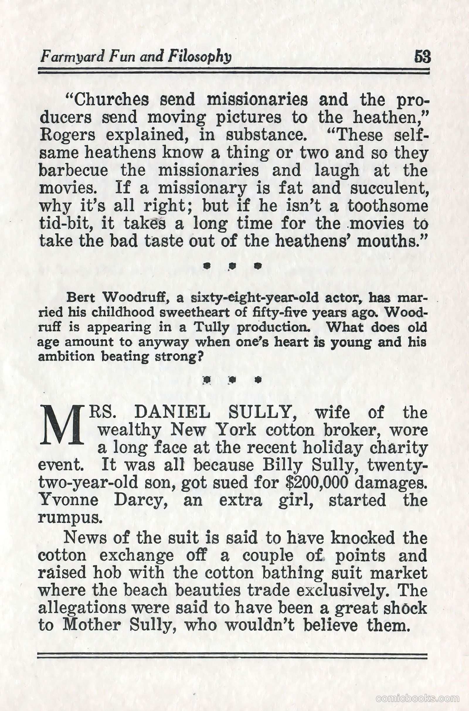 Captain Billy's Whiz Bang #57 — page 58 of 71