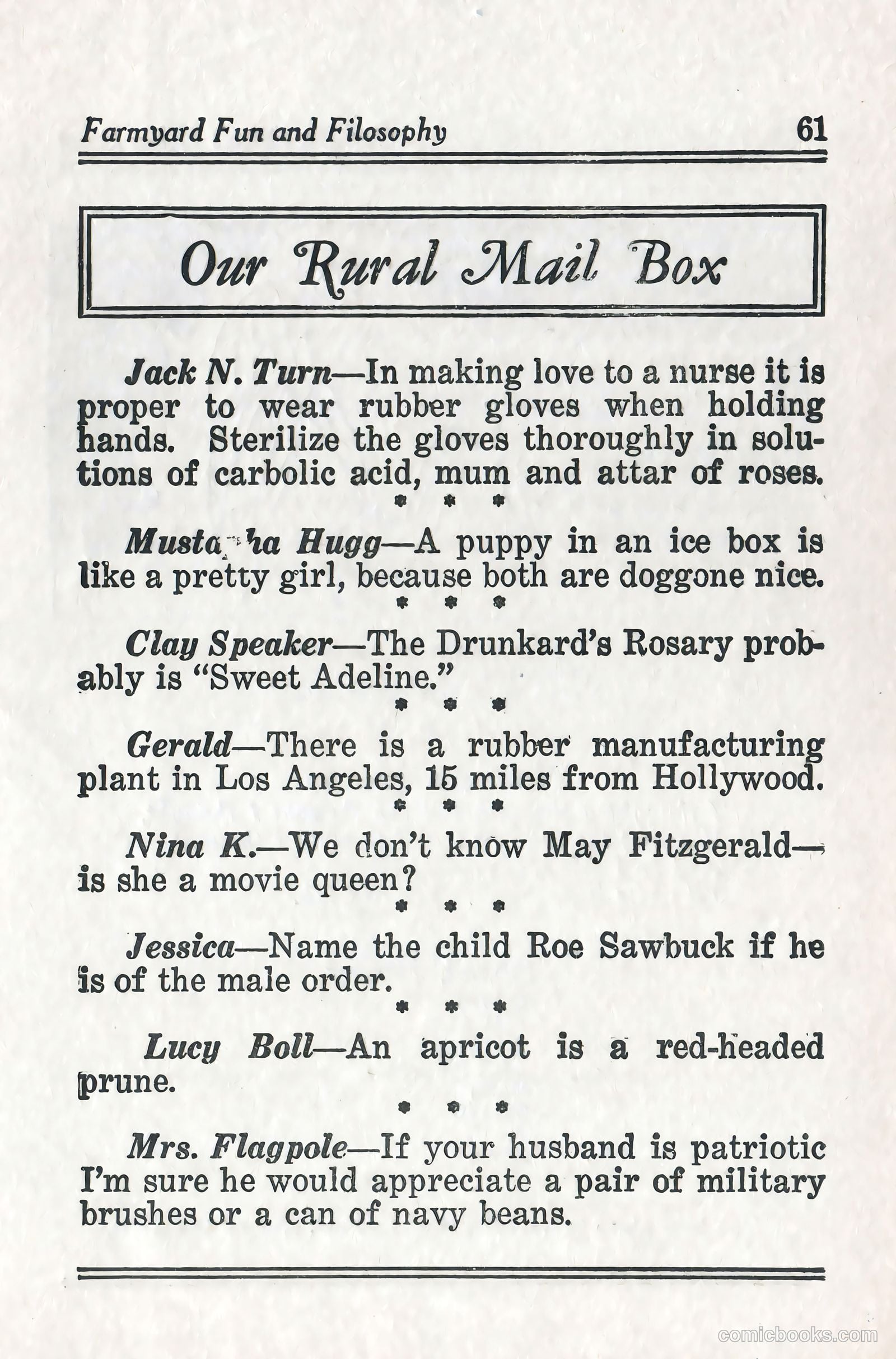 Captain Billy's Whiz Bang #57 — page 66 of 71