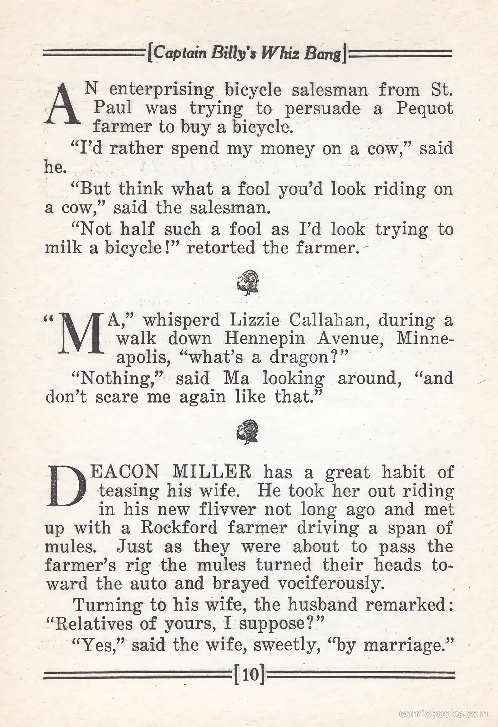 Captain Billy's Whiz Bang #67 — page 12 of 71