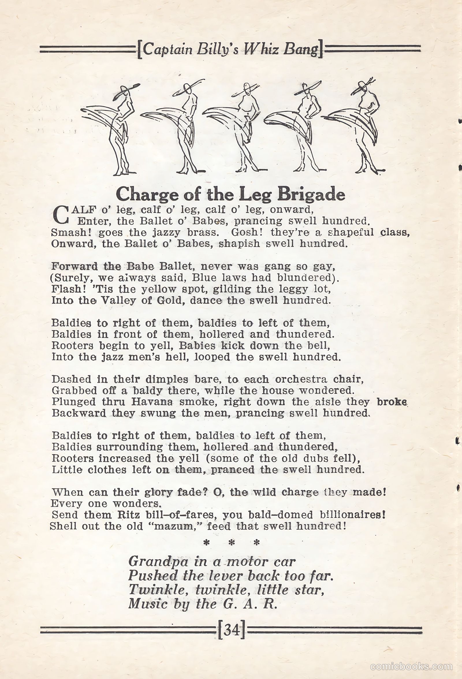 Captain Billy's Whiz Bang #67 — page 39 of 71