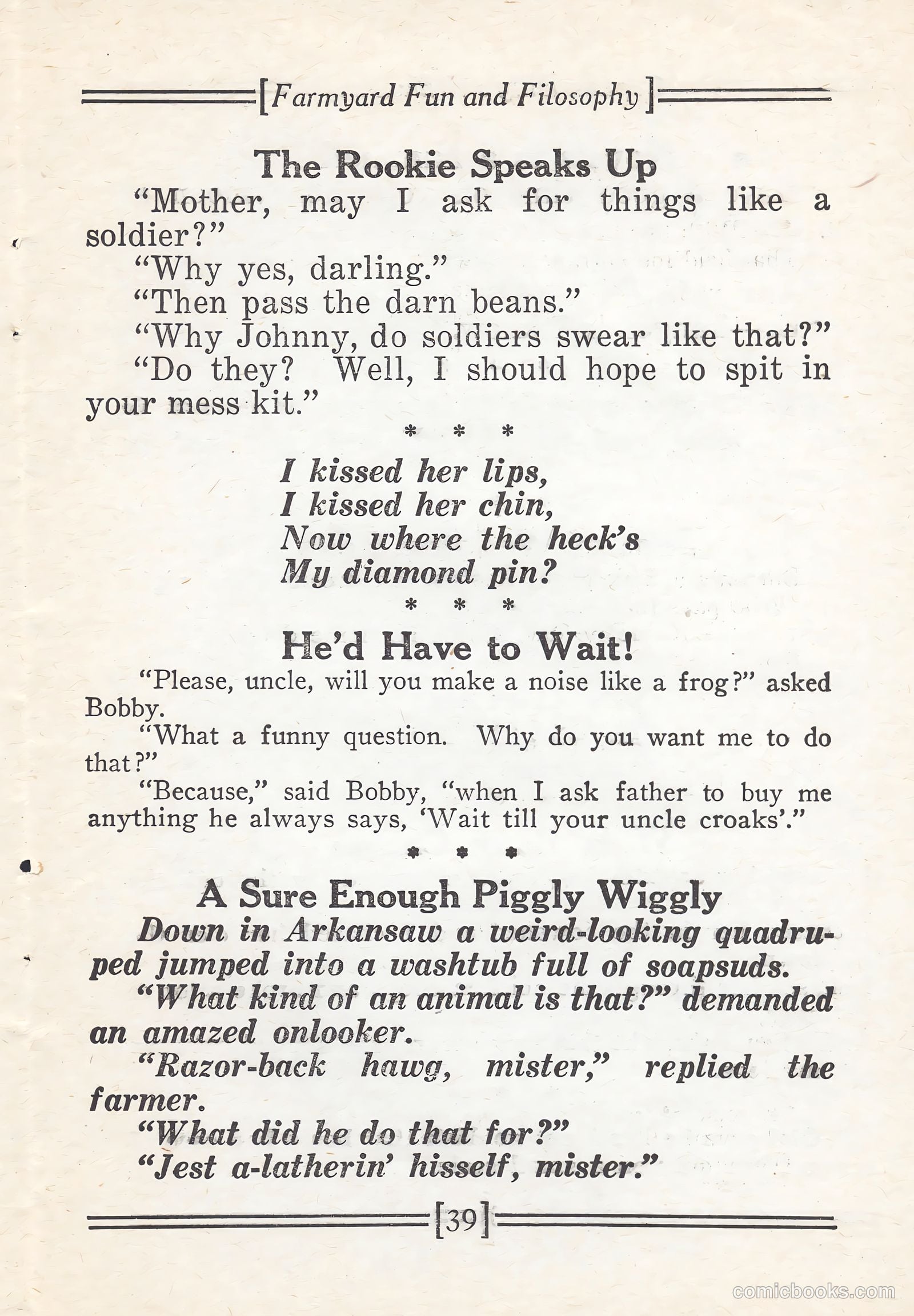 Captain Billy's Whiz Bang #67 — page 44 of 71