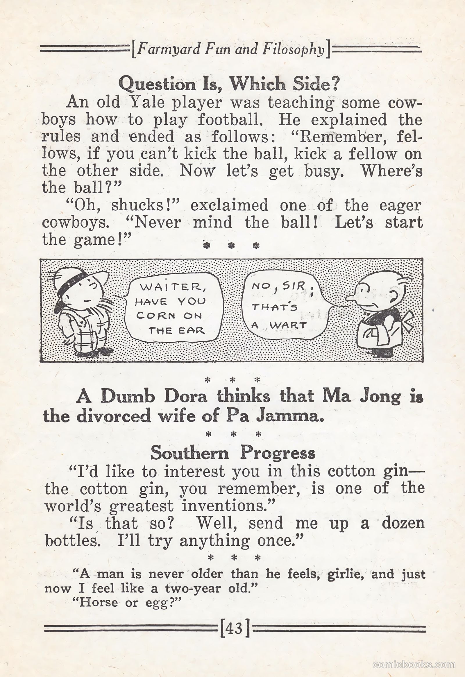 Captain Billy's Whiz Bang #67 — page 48 of 71